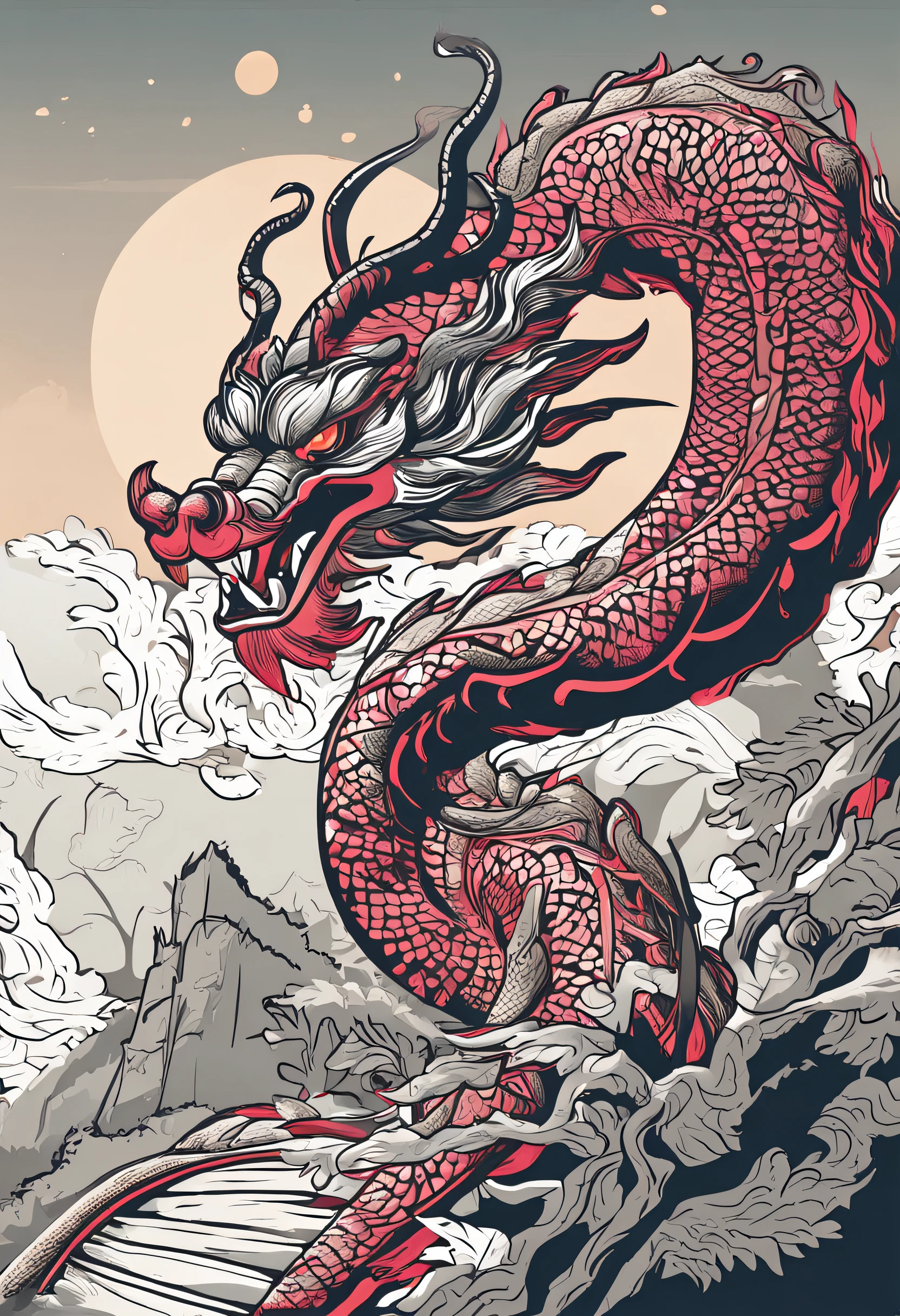 フォトリアリスティック,chinesedragon,Oriental elements,k hd