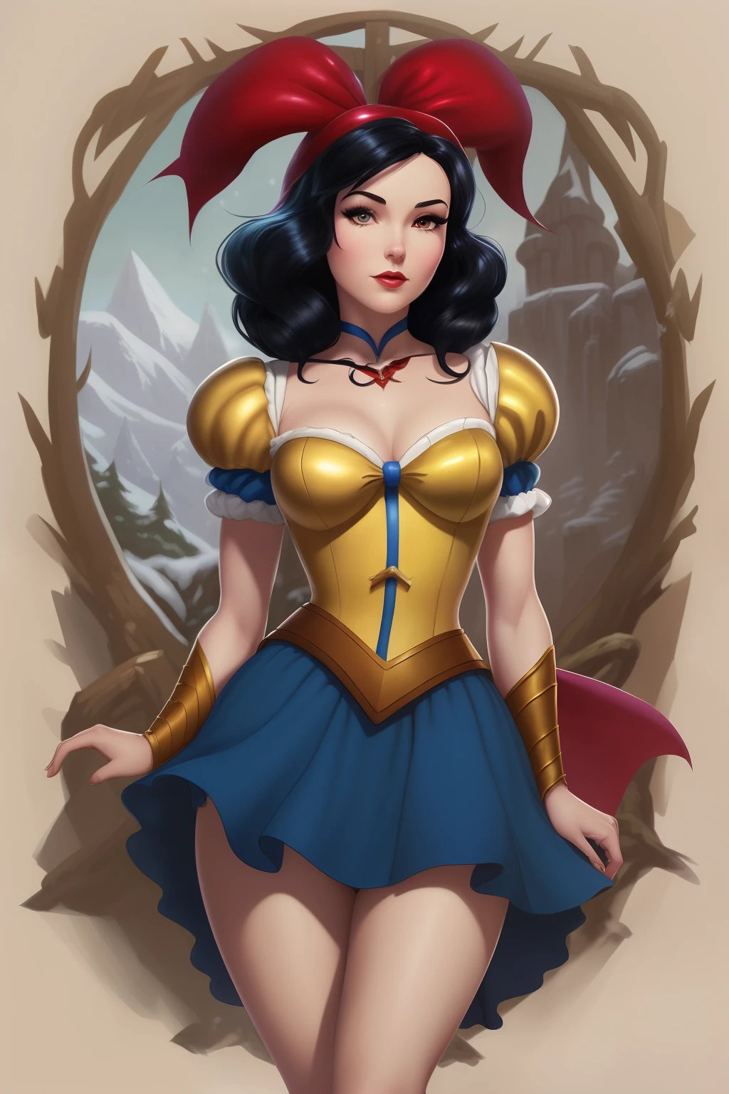 snow white, sexy