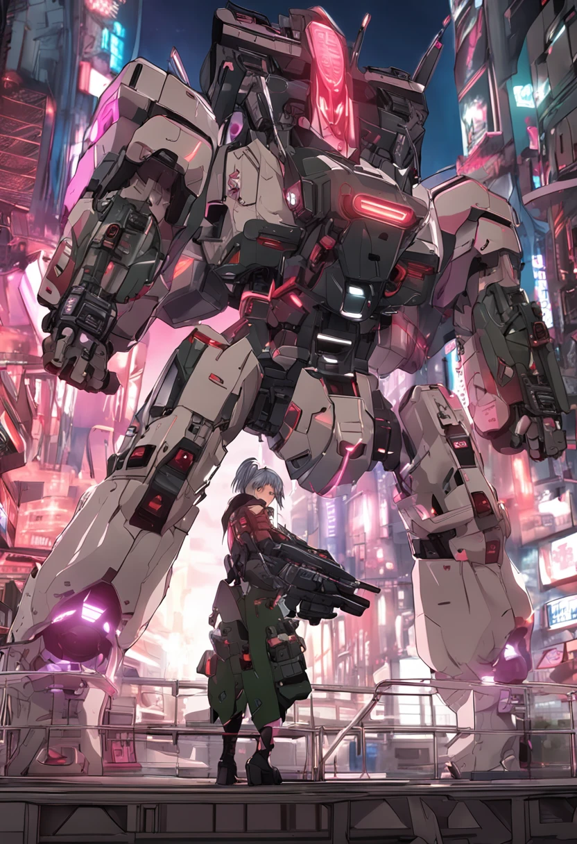 animesco Olhando para cima CCS-ClassBattleCruiser sobrevoando Vast and epic Cyberpunk Tokyo 8k ighly detalhado qualidade superior