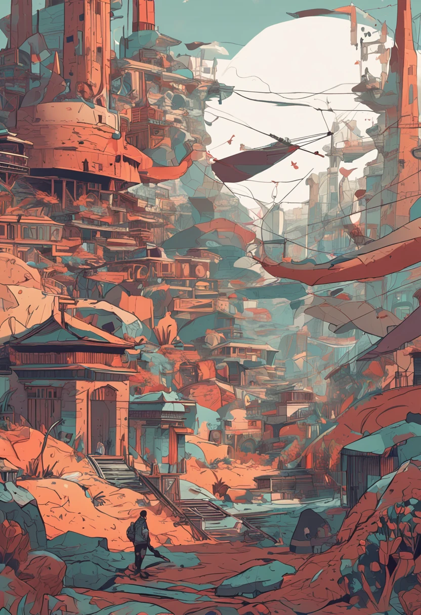 Design a poster for the Middle Metaverse,Ask for fun,There are big headlines and related cousin ancient verses