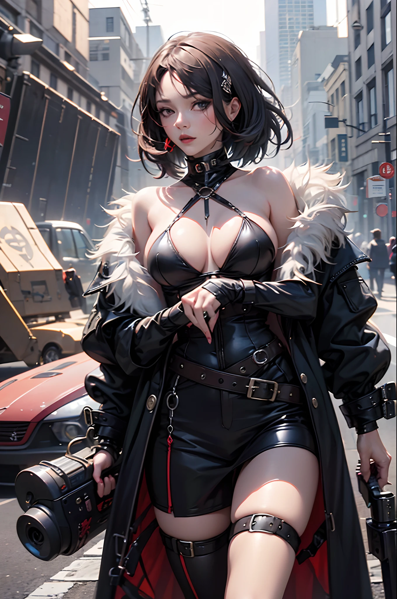 Girl, human, zigzagoon, brunette, cruella de vil, anime, sensual, rogue, cute