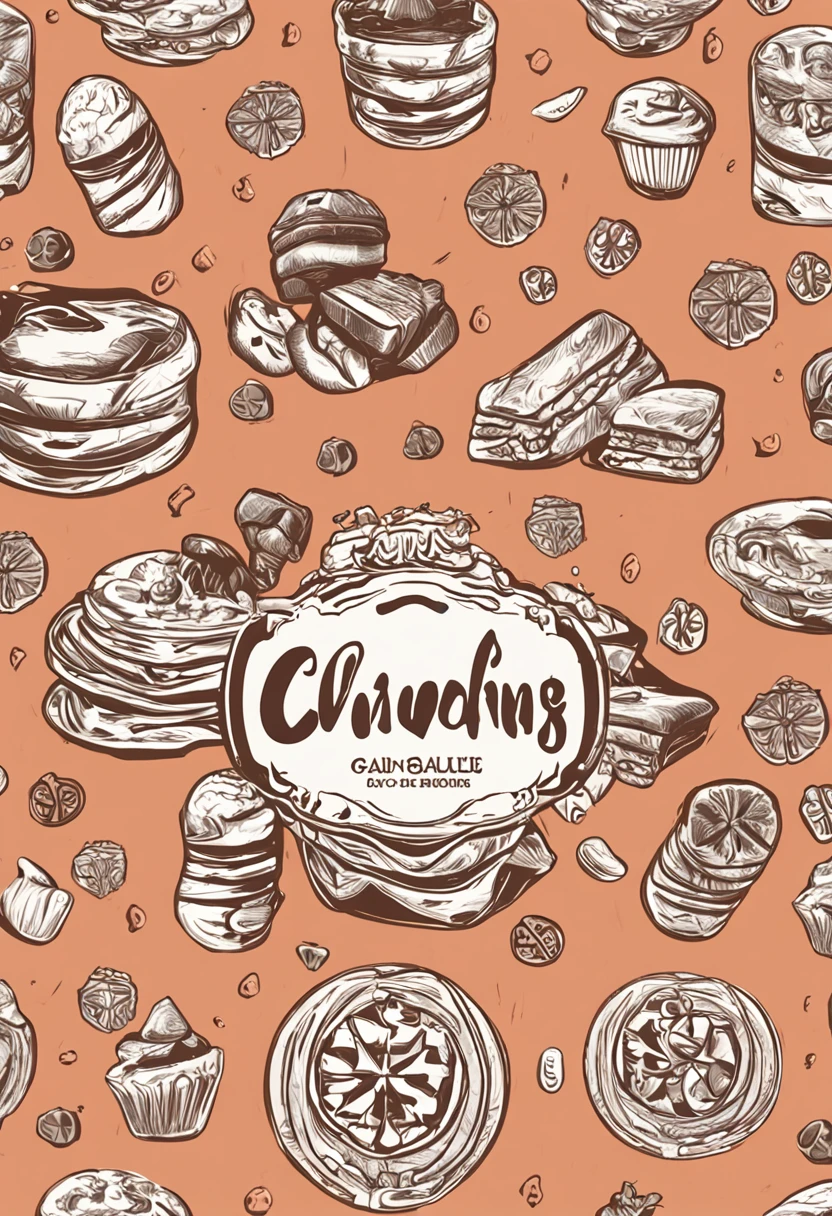 Create a logo design for your candy brand. The logo should convey a sense of sophistication and culinary adventure. guidelines:1. The subject: Explore food tour ideas around the world. The logo should refer to different cultures and international cuisines.2. Iconic elements: Add symbols that represent the diversity of global cuisine, As a stylized delicacy, Compass or globe with cooking elements.3. Color scheme: Use rich and rich color combinations, This reflects the variety of flavors and aromas found in world cuisine.4. Design style: Choose a modern and elegant style, Clean lines and refined details convey the sophistication of the brand.5. Keywords: 复杂, Gastronomic adventures, Flavors of the world, diversity, quality. The logo should be simple and minimalistic.