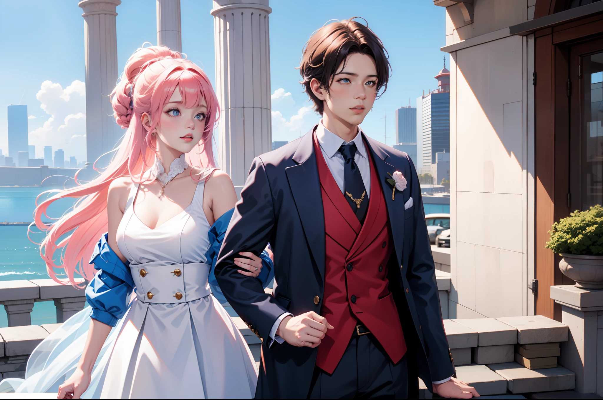 1 men and 1 girl,get married