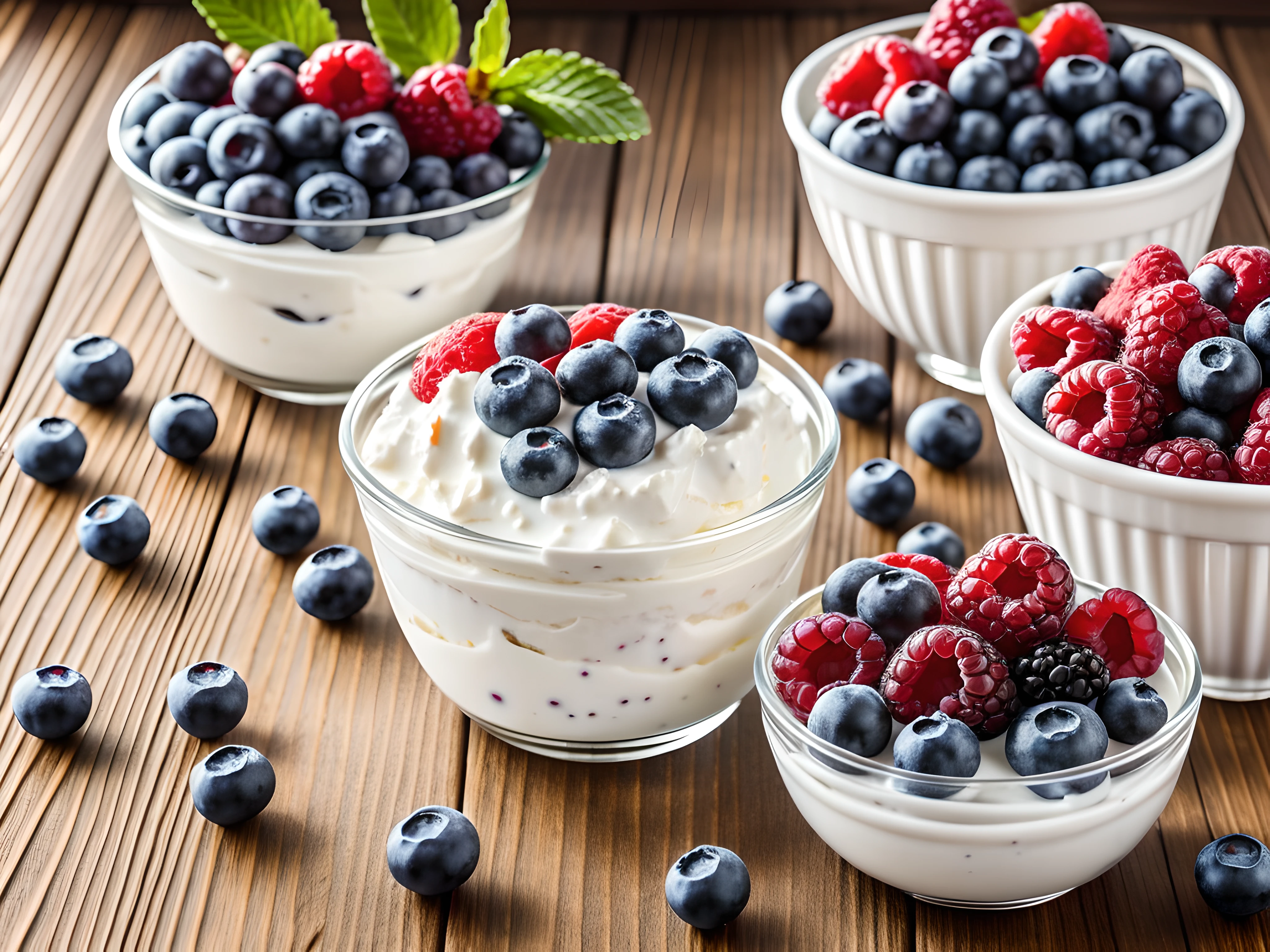 Greek Yogurt with Berries