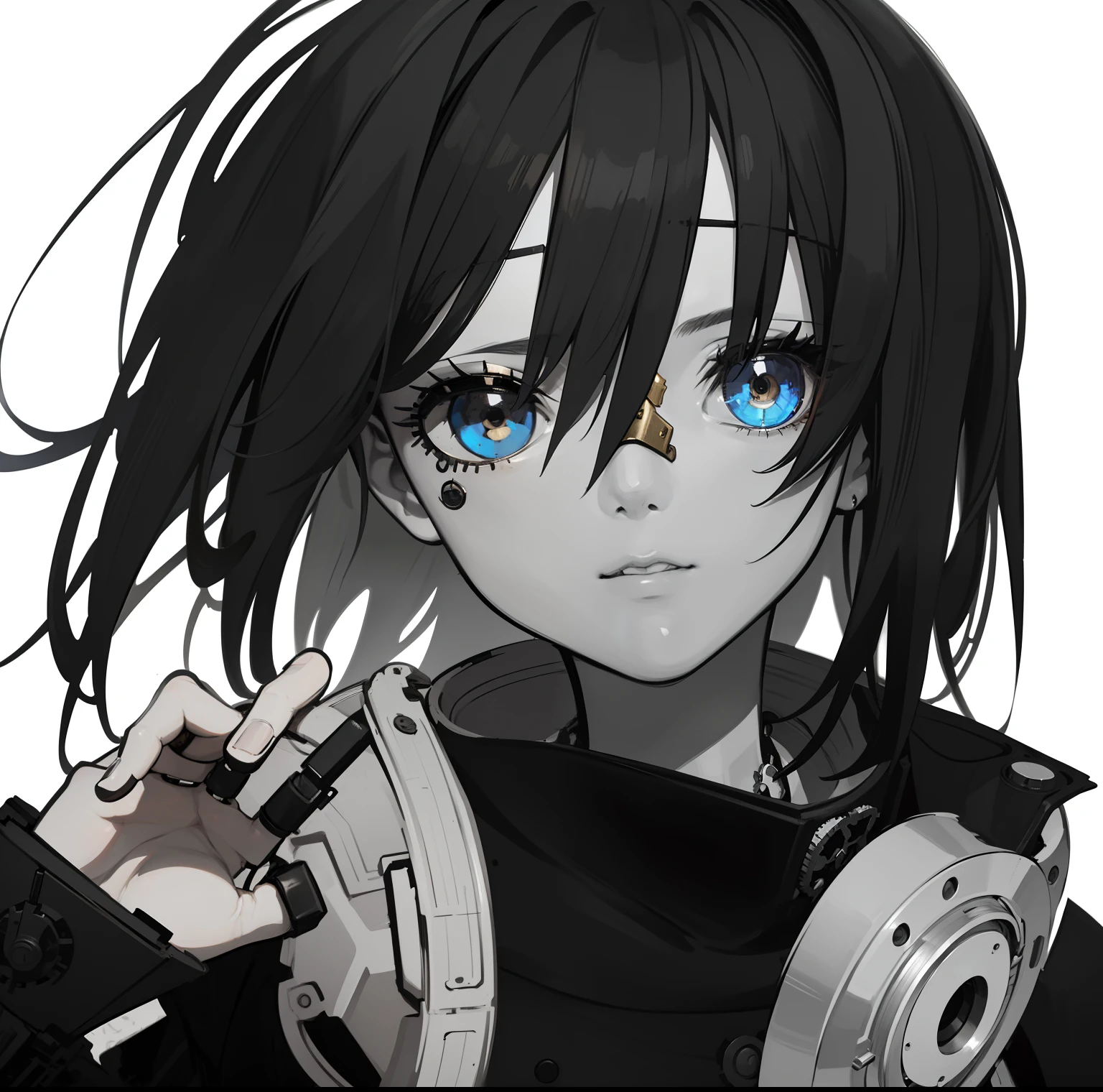 ((masterpiece)), (1girl), (steampunk theme:1.5), (mechanical elements:1.3), (goggles:1.2), (inventor:1.1), (engaged expression), (active pose), ((richly detailed workshop background)), (assorted gears:1.2), (steam-powered machinery), (blueprints),(flickering gaslights:1.1), (clockwork creations),(innovative:1.3),(brass and copper tones)
In a world of steampunk and innovation, a talented female inventor stands within her bustling workshop. She dons goggles, which rest on her forehead, highlighting her inquisitive eyes filled with determination. Her outfit is adorned with mechanical elements and brass accents, reflecting her passion for invention. She assumes an active pose, one hand adjusting a complex gear system while the other sketches out new ideas on a piece of parchment.