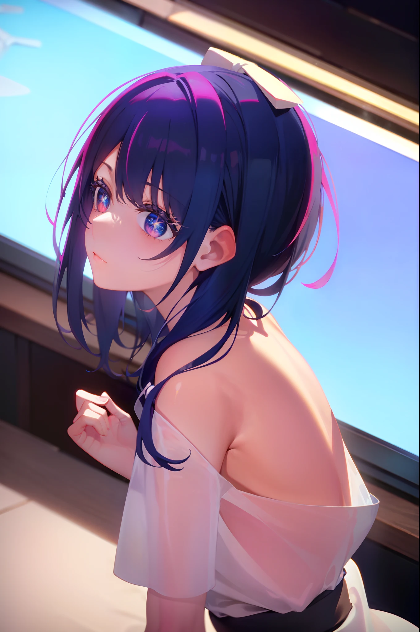A cute girl,Delicate hair,Eye for details,highly details