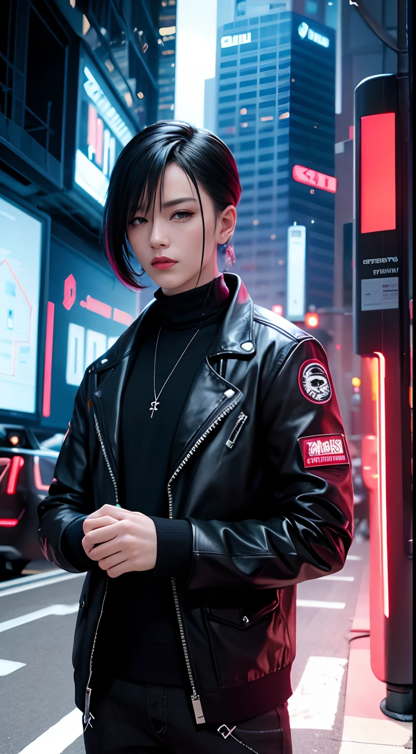cyber punk perssonage