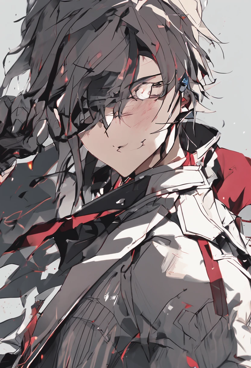 mtu，The heart is like a knife cutting state，Animation style。