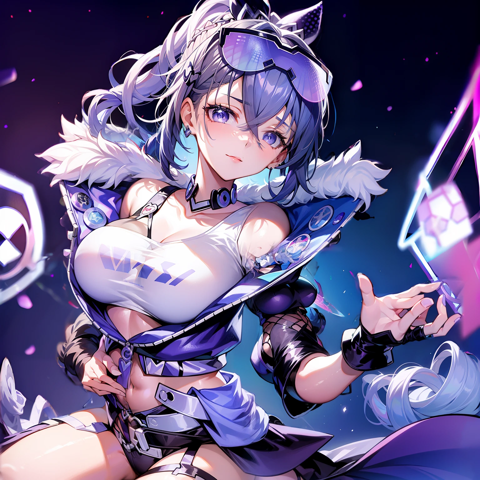 tmasterpiece,beautiful and seductive anime woman, Lori huge breasts cleavage, Beautiful anime girl,Beautiful anime girl, anime goddess, beautiful anime woman, Translucent skin Minions、 faces、 Background with、