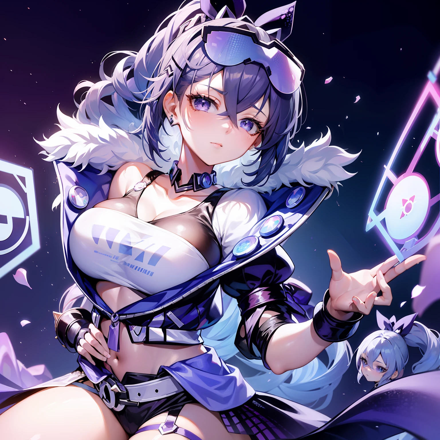 tmasterpiece，beautiful and seductive anime woman, Lori huge breasts cleavage, Beautiful anime girl，Beautiful anime girl, anime goddess, beautiful anime woman, Minions with translucent skin、 faces、  Background with、extra hands　full bodyesbian