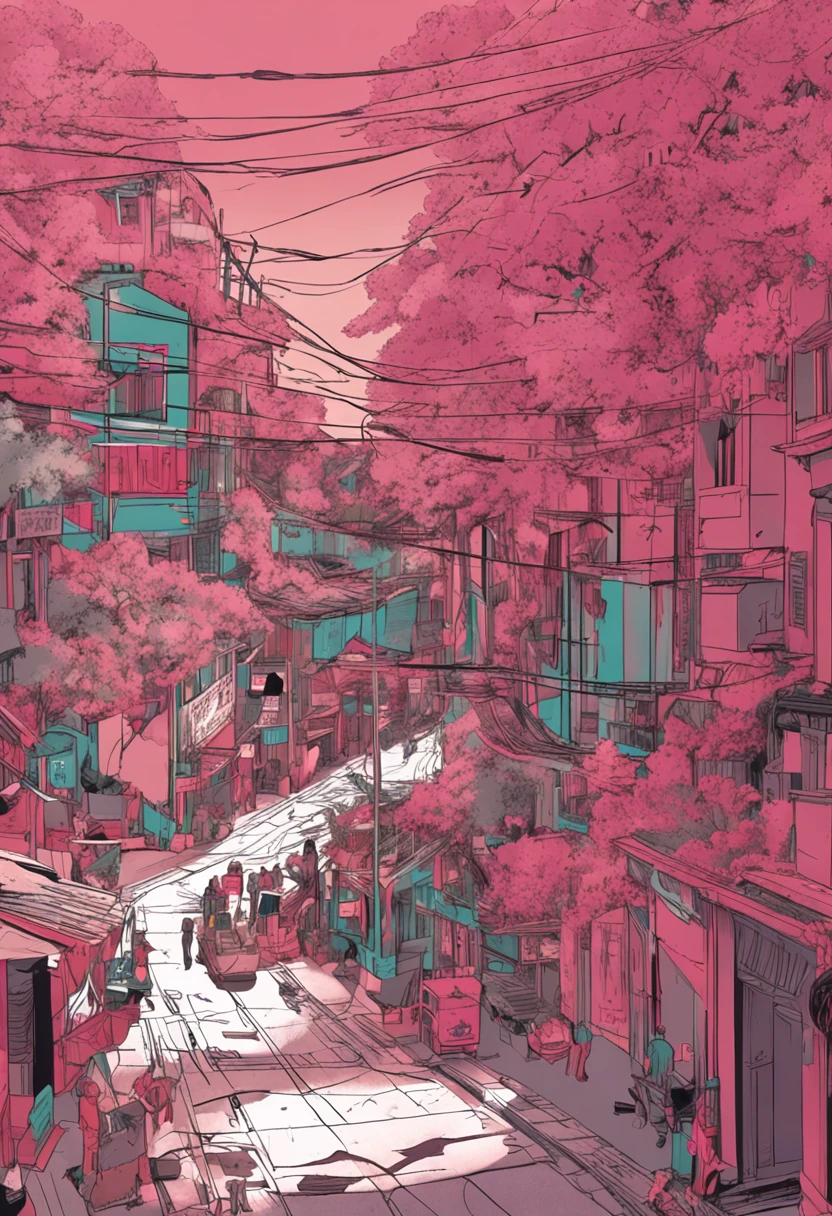 yae miko，in pink