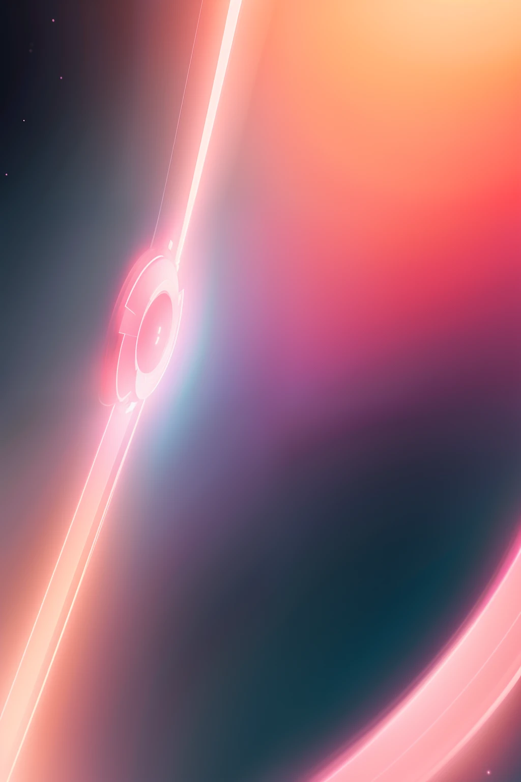 A gradient,Pink dreamy halo,No Man,Positive