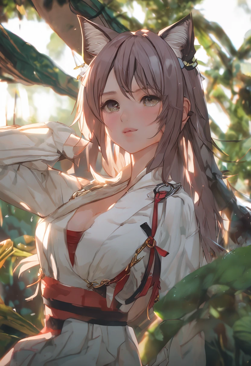 (Best quality), Dark fantasy, big sword, magical little girl, Gothic, double tails, Realistic, Ultra detailed, High definition, anime big breast,