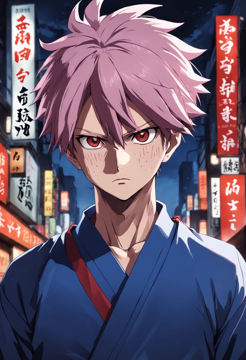 Crie uma imagem altamente realista do personagem Satoru Gojo do anime 'Jujutsu Kaisen'. A imagem deve capturar os detalhes do rosto, Character's hair and clothing. The pose should convey the confidence and power characteristic of Satoru Gojo. Lighting should be well crafted to emphasize facial features and create depth in the image. Certifique-se de que os olhos exibam o seu dom de 'Limitless Cursed Technique'. The style of the image should be as close as possible to a photographic and realistic representation.