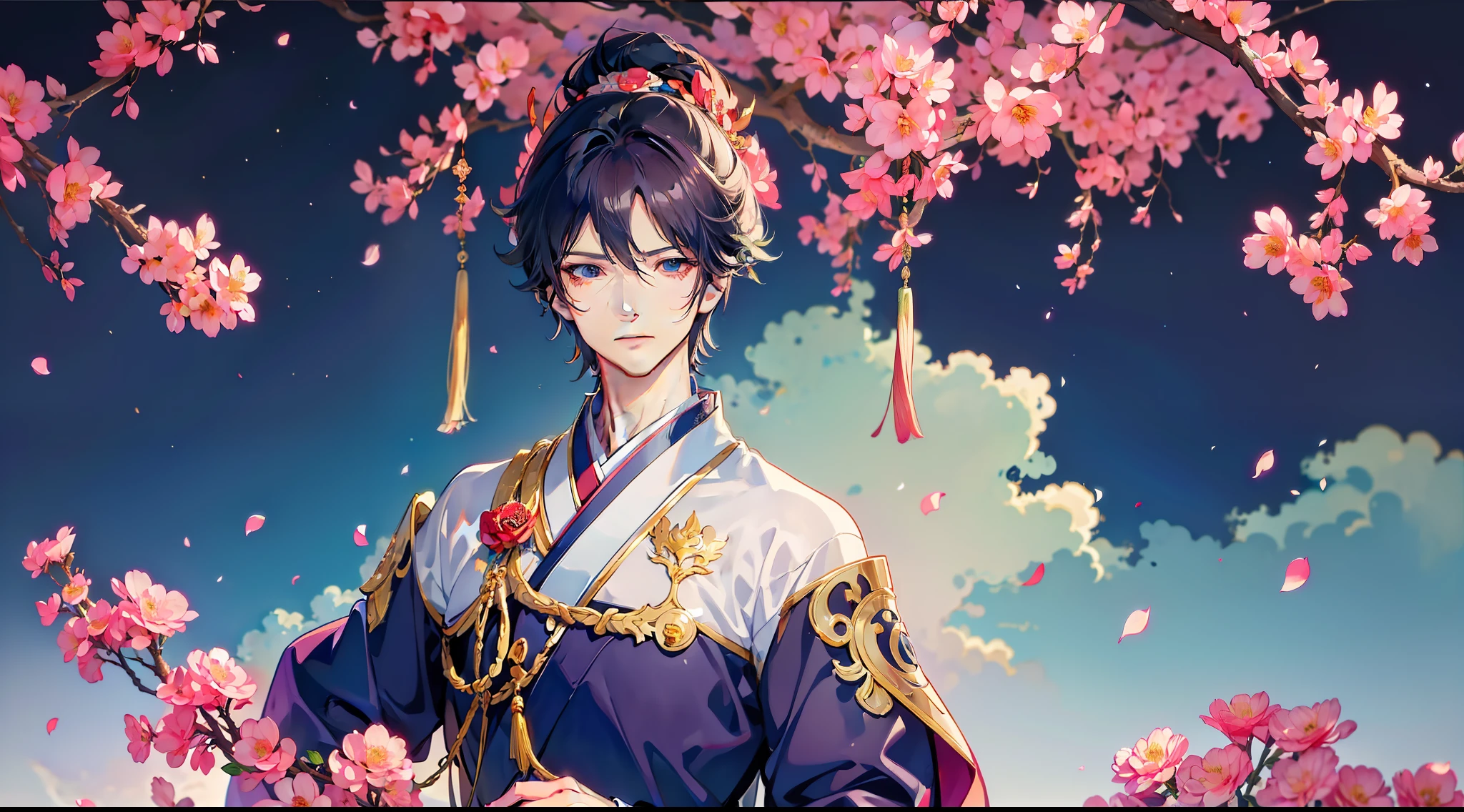 Anime, Anime Art, Anime Boy, Anime, Anime Girl, Flowers, Flowers, Flowers, Flowers, Flowers, Flowers, Flowers, Flowers, Flowers, Flowers, handsome guy in demon slayer art, coronation of the flower prince, the flower prince, beautiful anime artwork, Anime Boy, anime wallaper, handsome japanese demon boy, Beautiful Anime Portrait, Key Anime Art、Makoto Shindo