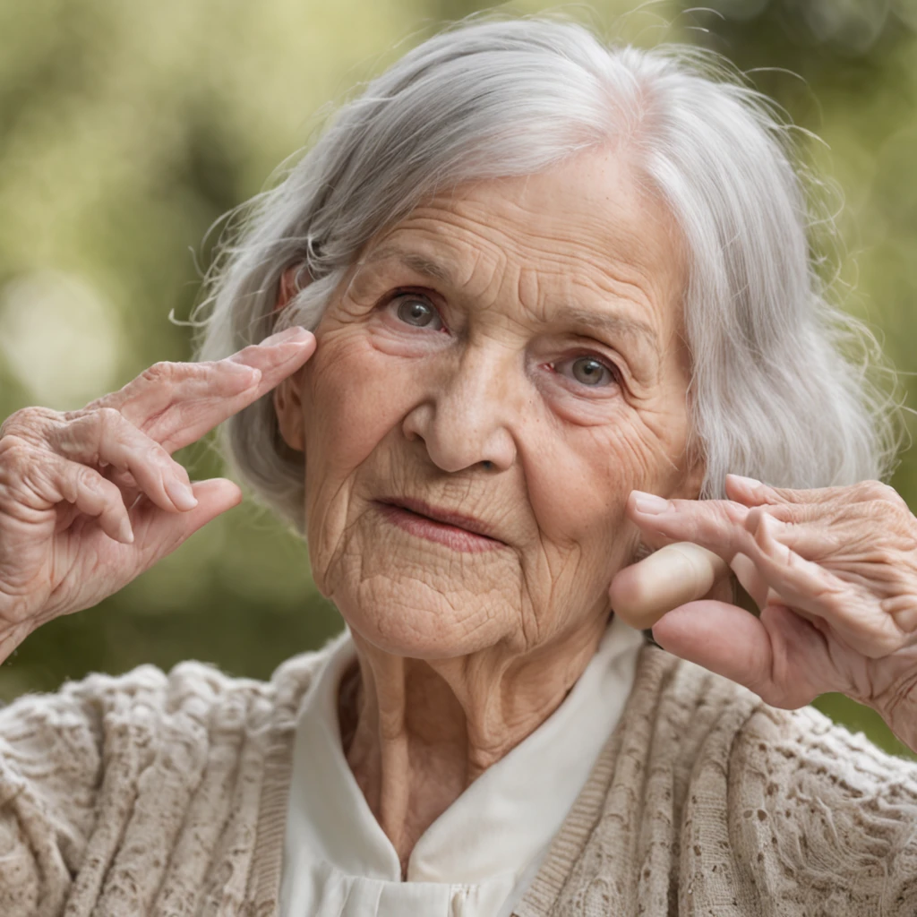 An elderly woman of approximately 65 years naked, very sensual and beautiful masturbating