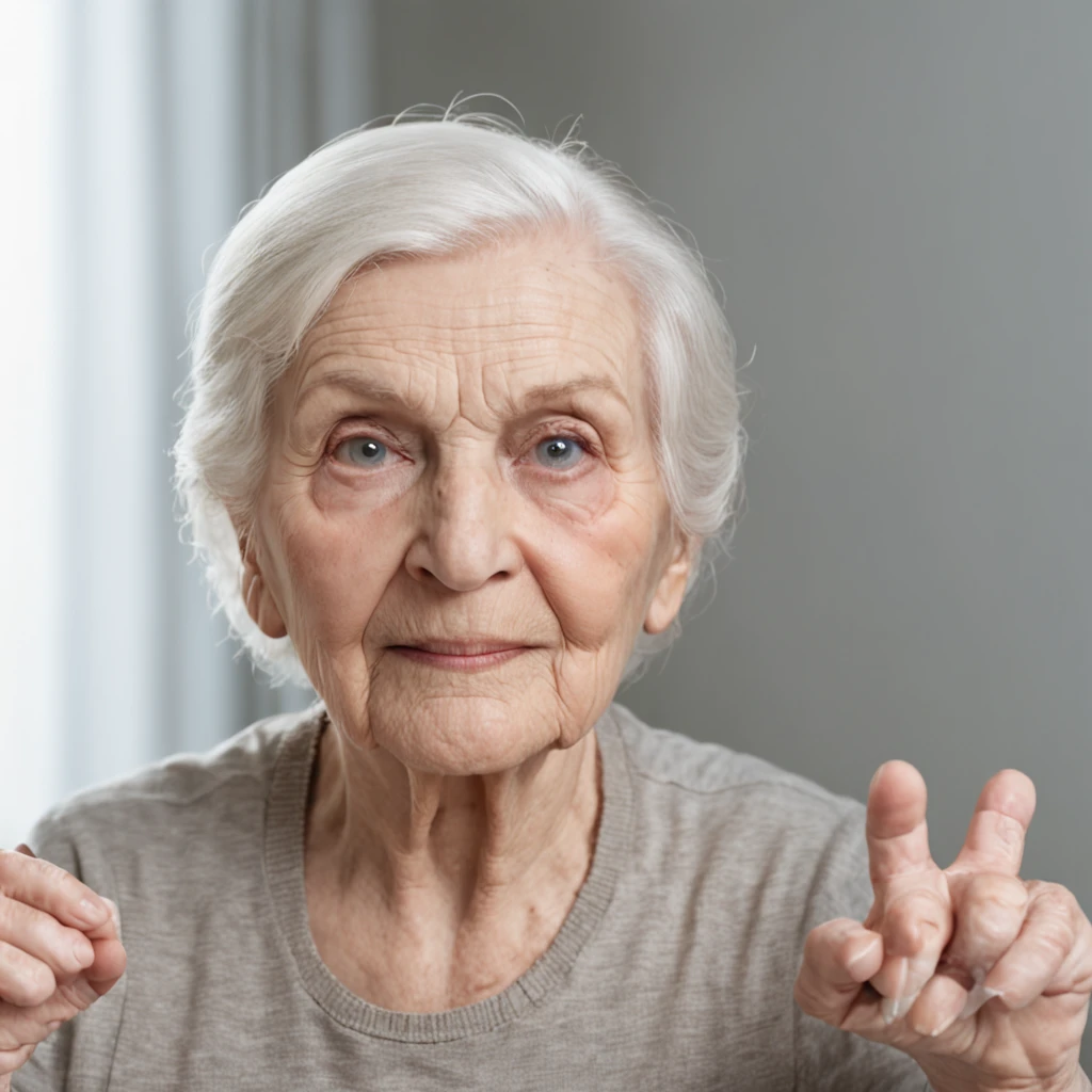 Exercising old people