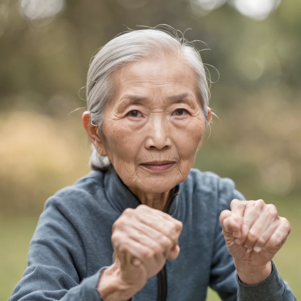Exercising Chinese elderly