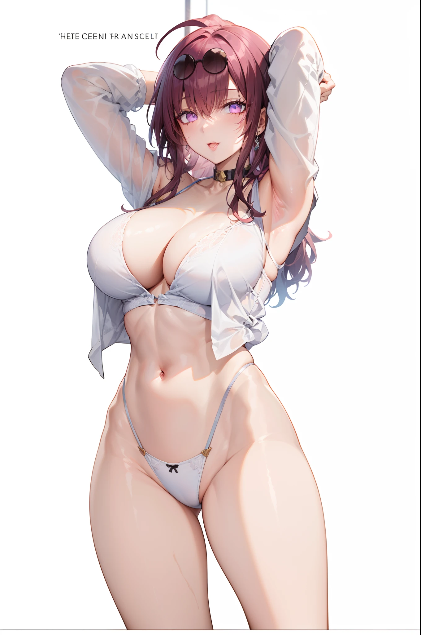 tmasterpiece, Best quality at best, 1girll, 独奏, long whitr hair, nedium breasts, looking at viewert, ssmile, By bangs,big cleavage breasts, hair adornments, mitts, shift dresses,((4K,Masterpiece,Best quality)), beauitful face,Hair accessories,独奏,looking at viewert,ssmile,Shut your mouth,cparted lips,hair adornments,choker necklace,jewely,long whitr hair,耳Nipple Ring,Chinese outfit,ultra - detailed,The inserts are very delicate and beautiful,dynamic angle,floatking,美丽细致的眼睛,Detailed light,Large chest,爆乳,big assa,Floating hair,glowing light eyes,比基尼,Hood cloth,Lace lingerie big breasts,Blushlush,Lace lingerie big breasts,Lace lingerie big breasts,Kizi,Armpits,Blushlush,Hair between both eyes,long whitr hair,looking-at-viewer,独奏,separate,outstretched legs,Very long hair,multipel Girls,((Fuchsia hair)),The barefoot,Solitude,the feet,((Purple eyes)),long whitr hair,looki at viewer,jewely,Lie down,Blushlush,ssmile,leges,hindquarters,On the back,and the tongue sticks out,the original god,holding a pudica pose, passionate pose,Open mouth, ,holding a pudica pose,Harnes,锁链,