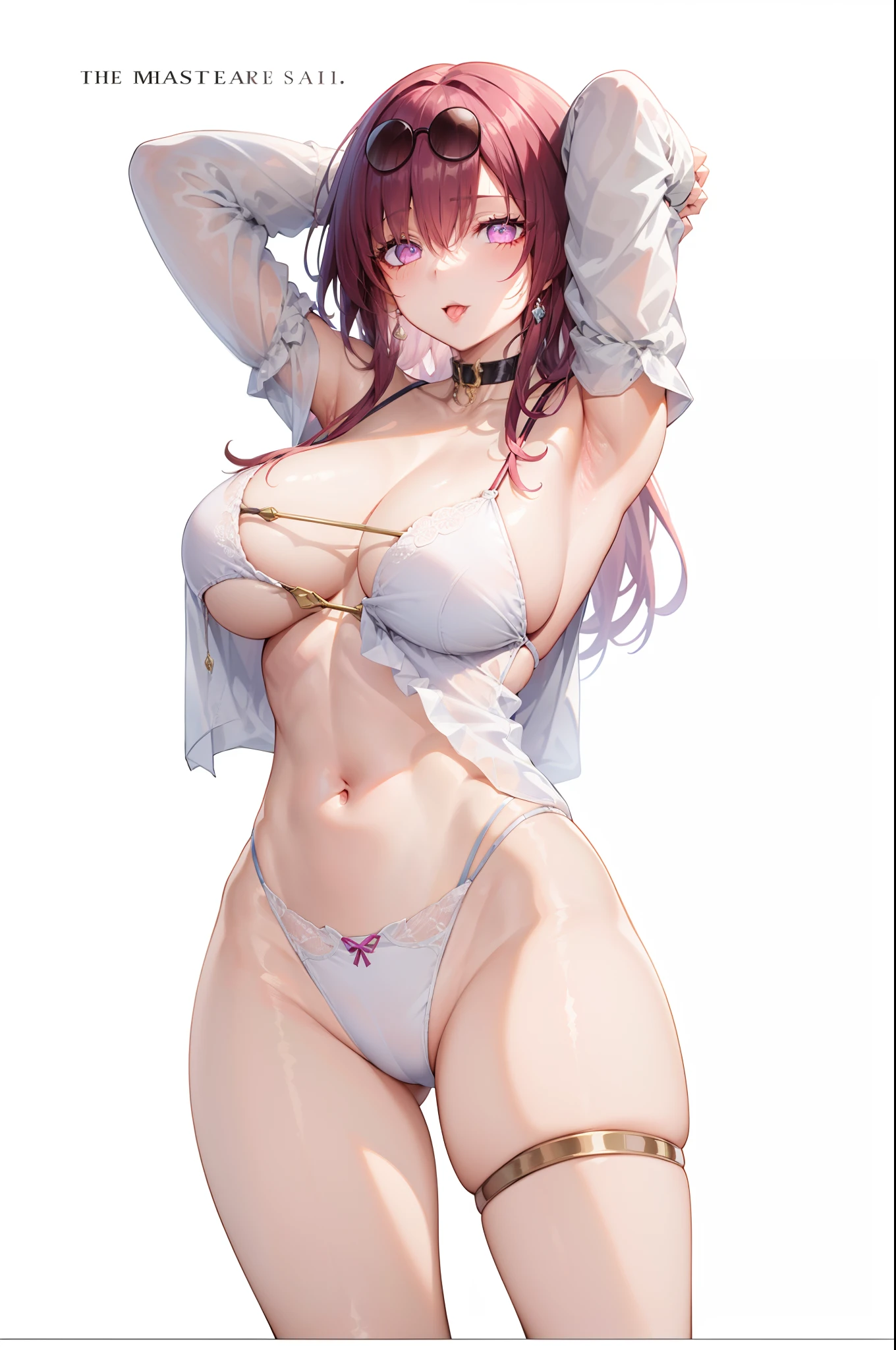 tmasterpiece, Best quality at best, 1girll, 独奏, long whitr hair, nedium breasts, looking at viewert, ssmile, By bangs,big cleavage breasts, hair adornments, mitts, shift dresses,((4K,Masterpiece,Best quality)), beauitful face,Hair accessories,独奏,looking at viewert,ssmile,Shut your mouth,cparted lips,hair adornments,choker necklace,jewely,long whitr hair,耳Nipple Ring,Chinese outfit,ultra - detailed,The inserts are very delicate and beautiful,dynamic angle,floatking,美丽细致的眼睛,Detailed light,Large chest,爆乳,big assa,Floating hair,glowing light eyes,比基尼,Hood cloth,Lace lingerie big breasts,Blushlush,Lace lingerie big breasts,Lace lingerie big breasts,Kizi,Armpits,Blushlush,Hair between both eyes,long whitr hair,looking-at-viewer,独奏,separate,outstretched legs,Very long hair,multipel Girls,((Fuchsia hair)),The barefoot,Solitude,the feet,((Purple eyes)),long whitr hair,looki at viewer,jewely,Lie down,Blushlush,ssmile,leges,hindquarters,On the back,and the tongue sticks out,the original god,holding a pudica pose, passionate pose,Open mouth, ,holding a pudica pose,Harnes,锁链,