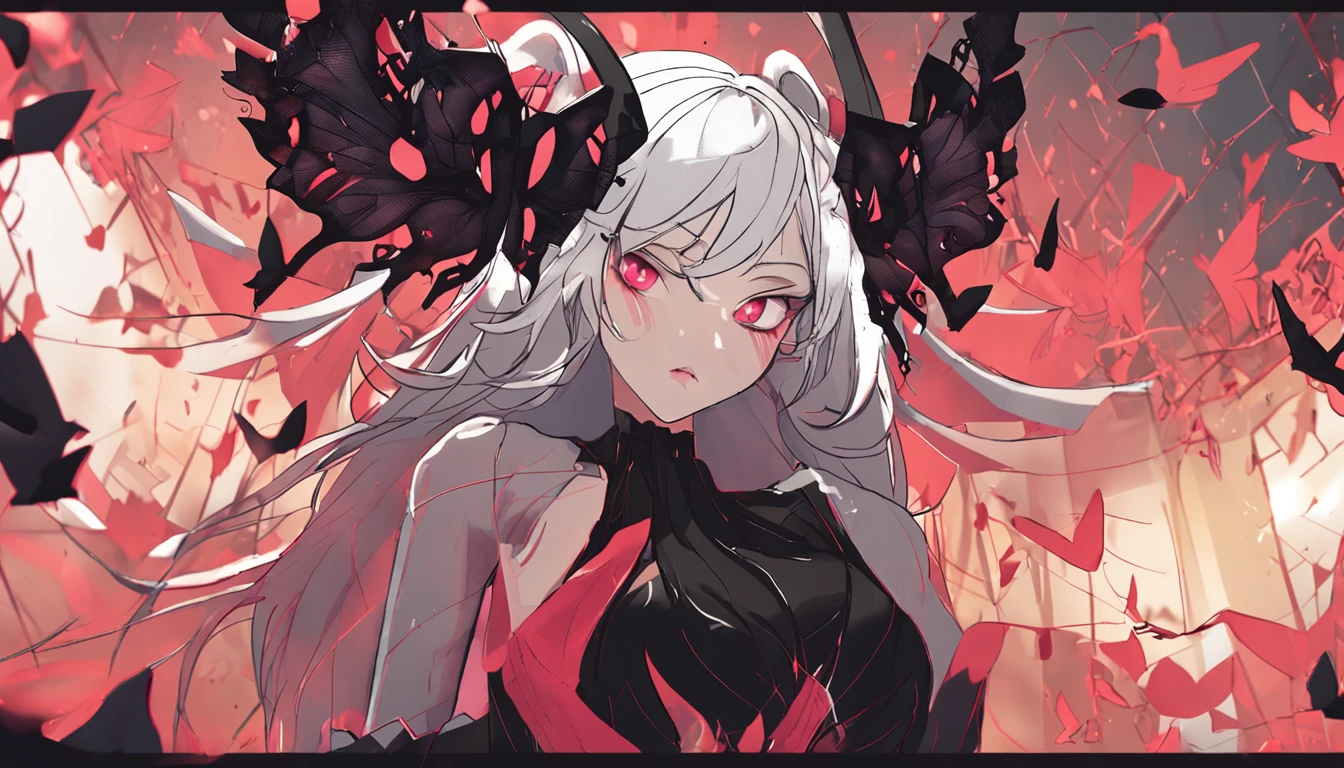 one young man, twink, (((male))), (((man))), (((one person))), (((single))), (((solo))), 1guy, (((white skin))), (((white colored skin))), (((white-skinned))), (((marble skin))), (((porcelain skin))), (((white hair))), (((white colored hair))), (((red colored eyes))), ((medium short hair)), (chin-length hair), (((wavy hair))), (((slim body))), (((very flat chest))), (((flat chest))), slim waist, (((wearing fantasy clothes))), (white lace on clothes), ((white and light pink colored clothes)), ((fantasy style)), ((wearing flowers in his hair)), flowercrown, ((pointy ears)), sunny weather, smooth skin, ((alone)), smiling, (((cracks in the skin))), ((fissures in the skin)), (((black ink splatters on face))), (((black ink splatters))), (black ink stains on clothes), (((black ink dripping))), (((skin cracking like porcelain))), (((black scars all over the skin))), (((black scars on body and face))), (((black paint dripping))), ((black ink drops on body and on hair)), ((skin cracking like glass)), flowers, greenhouse in the background
