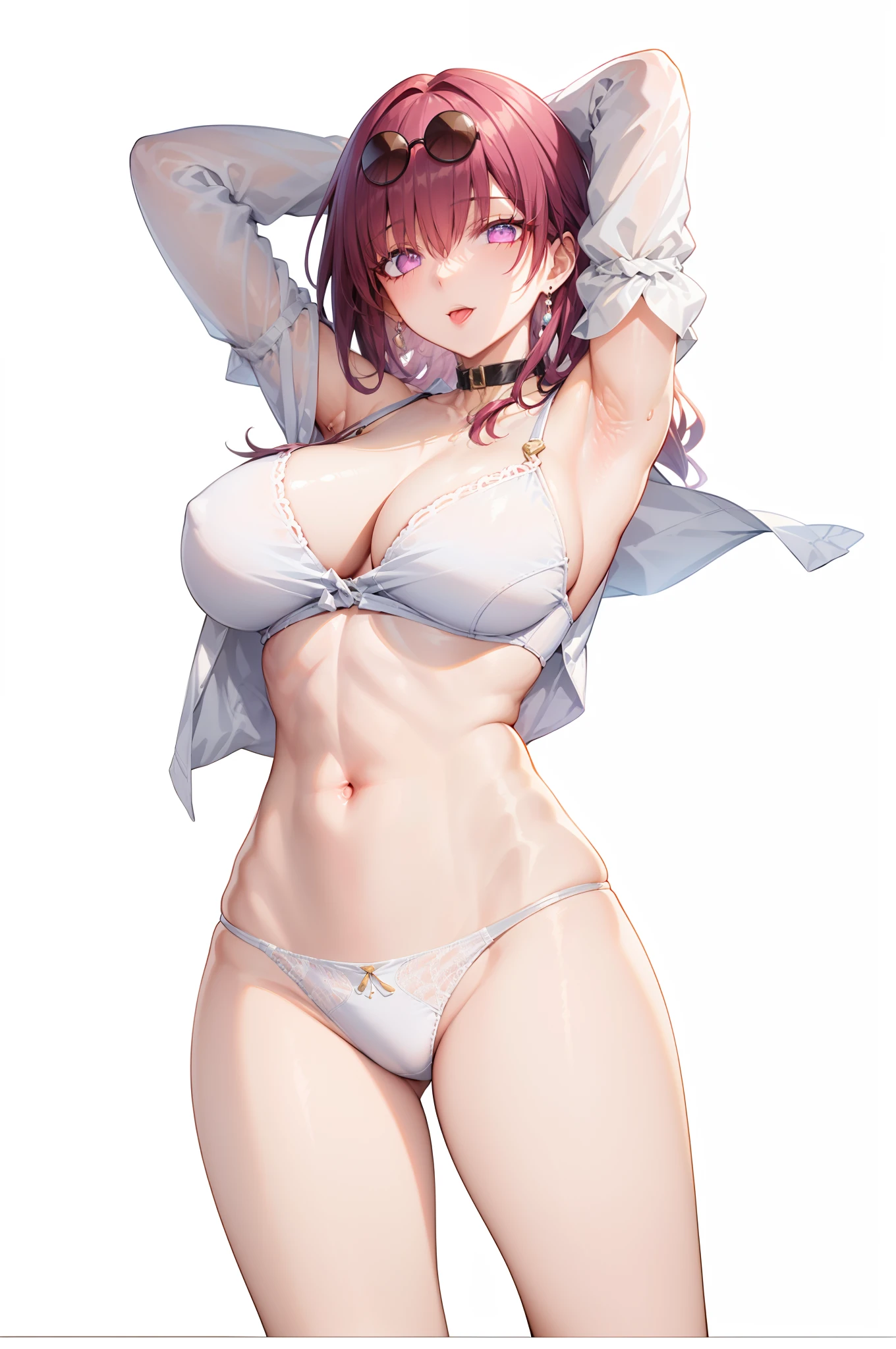 tmasterpiece, Best quality at best, 1girll, 独奏, long whitr hair, nedium breasts, looking at viewert, ssmile, By bangs,big cleavage breasts, hair adornments, mitts, shift dresses,((4K,Masterpiece,Best quality)), beauitful face,Hair accessories,独奏,looking at viewert,ssmile,Shut your mouth,cparted lips,hair adornments,choker necklace,jewely,long whitr hair,耳Nipple Ring,Chinese outfit,ultra - detailed,The inserts are very delicate and beautiful,dynamic angle,floatking,美丽细致的眼睛,Detailed light,Large chest,爆乳,big assa,Floating hair,glowing light eyes,比基尼,Hood cloth,Lace lingerie big breasts,Blushlush,Lace lingerie big breasts,Lace lingerie big breasts,Kizi,Armpits,Blushlush,Hair between both eyes,long whitr hair,looking-at-viewer,独奏,separate,outstretched legs,Very long hair,multipel Girls,((Fuchsia hair)),The barefoot,Solitude,the feet,((Purple eyes)),long whitr hair,looki at viewer,jewely,Lie down,Blushlush,ssmile,leges,hindquarters,On the back,and the tongue sticks out,the original god,holding a pudica pose, passionate pose,Open mouth, ,holding a pudica pose,Harnes,锁链,