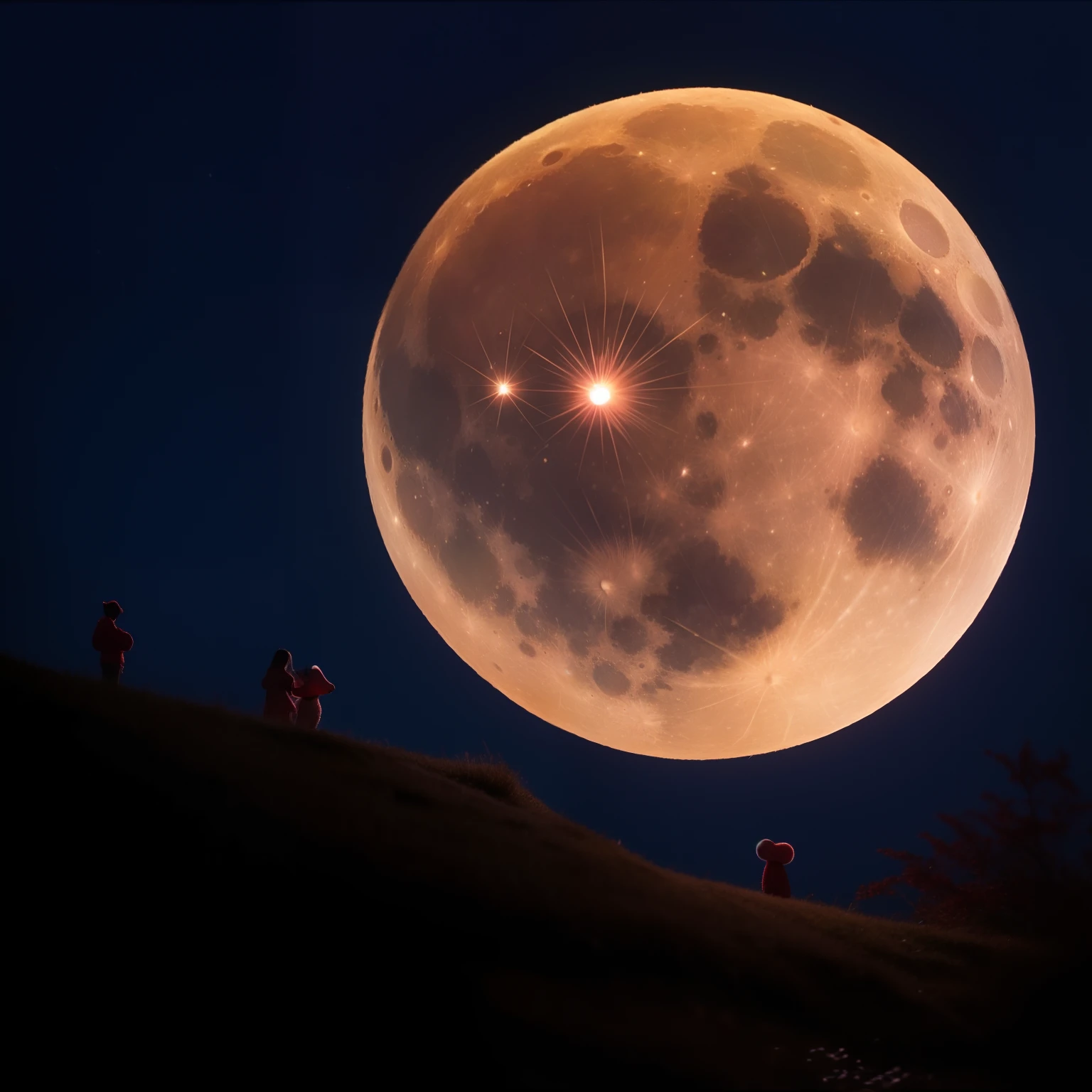 super moon、Strawberry Moon、HDTV、