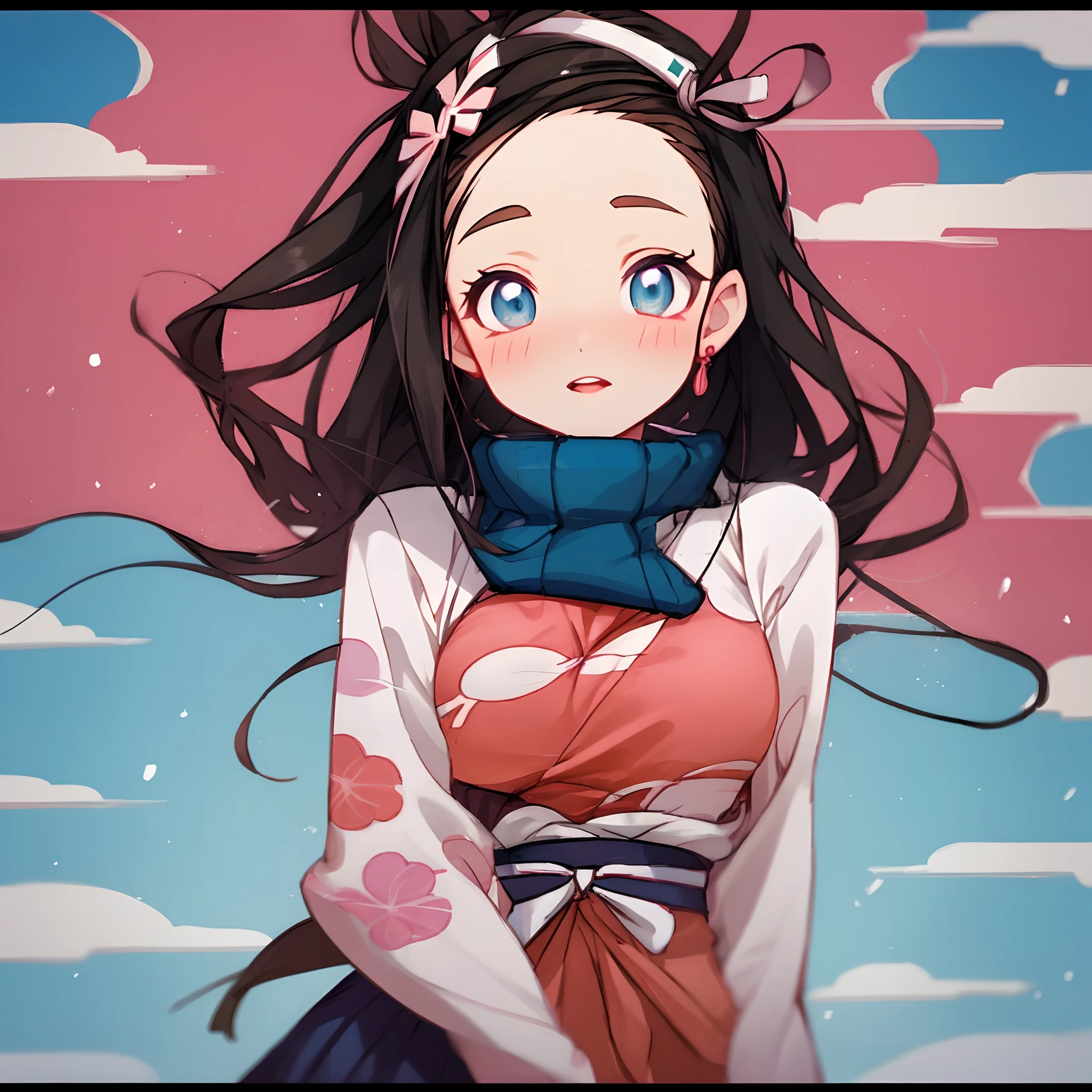 Nezuko  and boobs