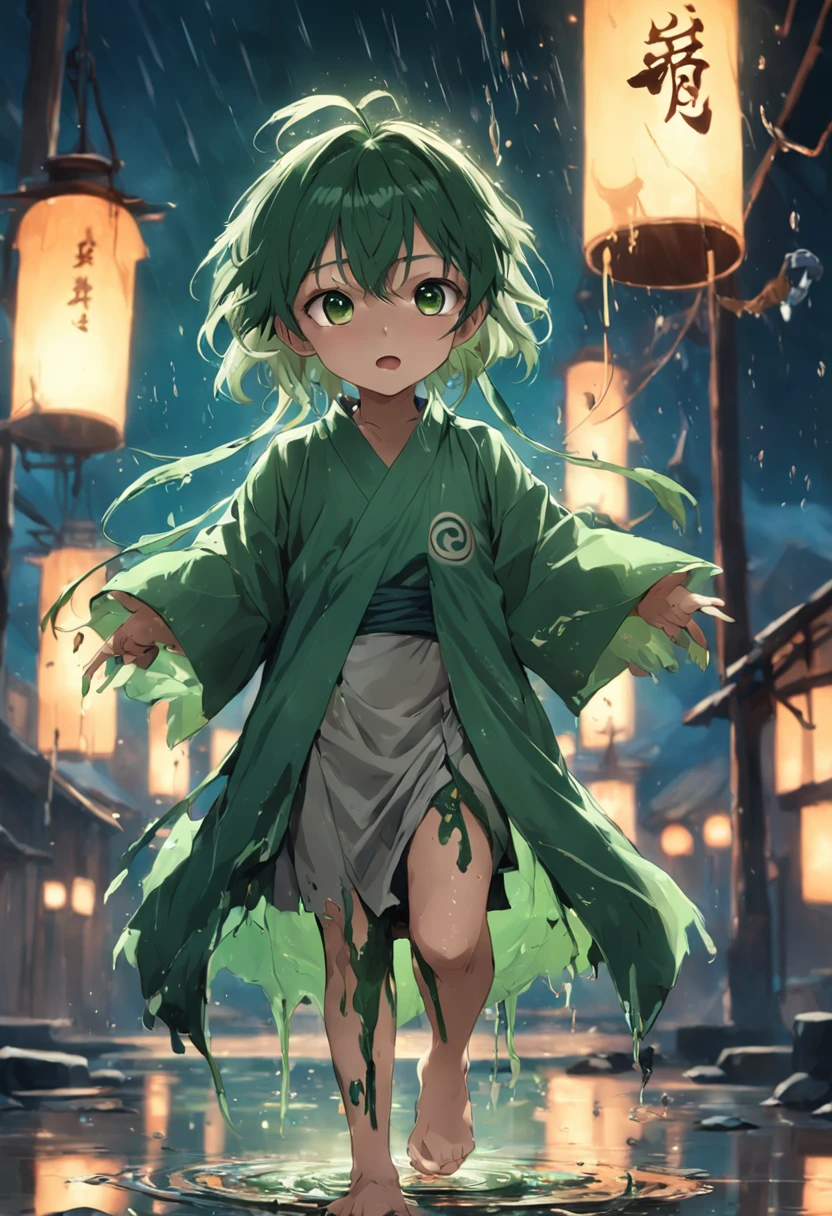Haotian's clothes were tattered,The whole person seemed to have been soaked in mud,But he looked excited,Shouted:"It's done!Finally refined!"Holding a small vial of green liquid in his hand。