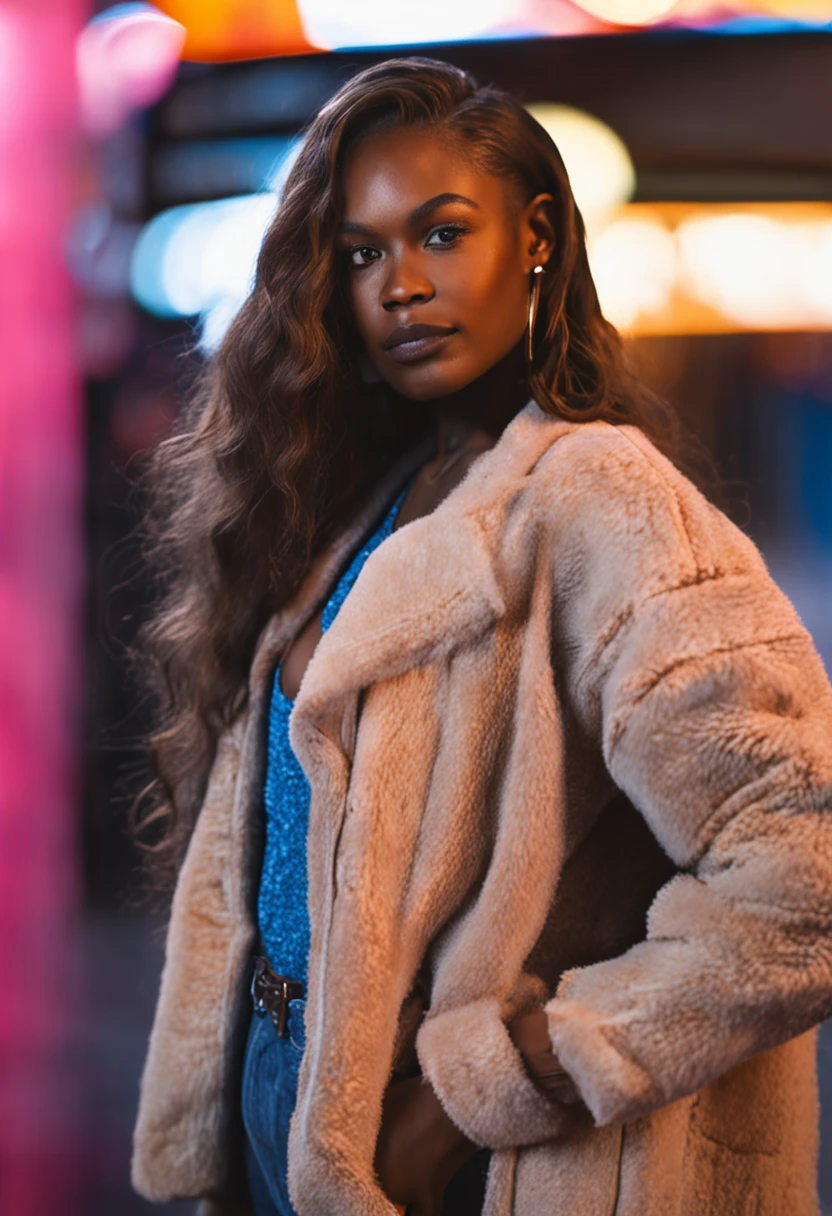 instagram model, african-american, 25 years old, long hair, stephanie hoffman