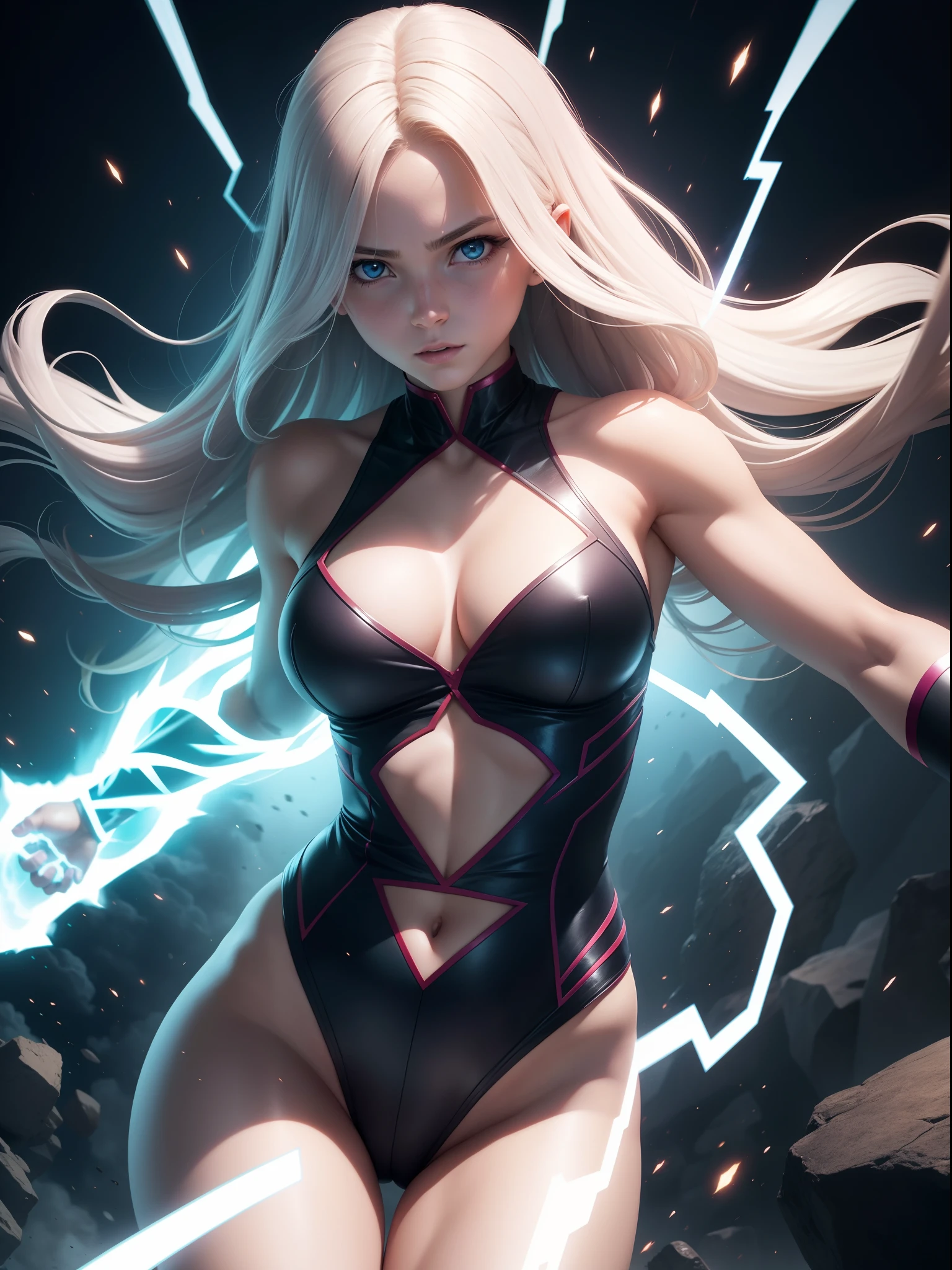 "A girl with enhanced supernatural abilities reaching unprecedented power levels."