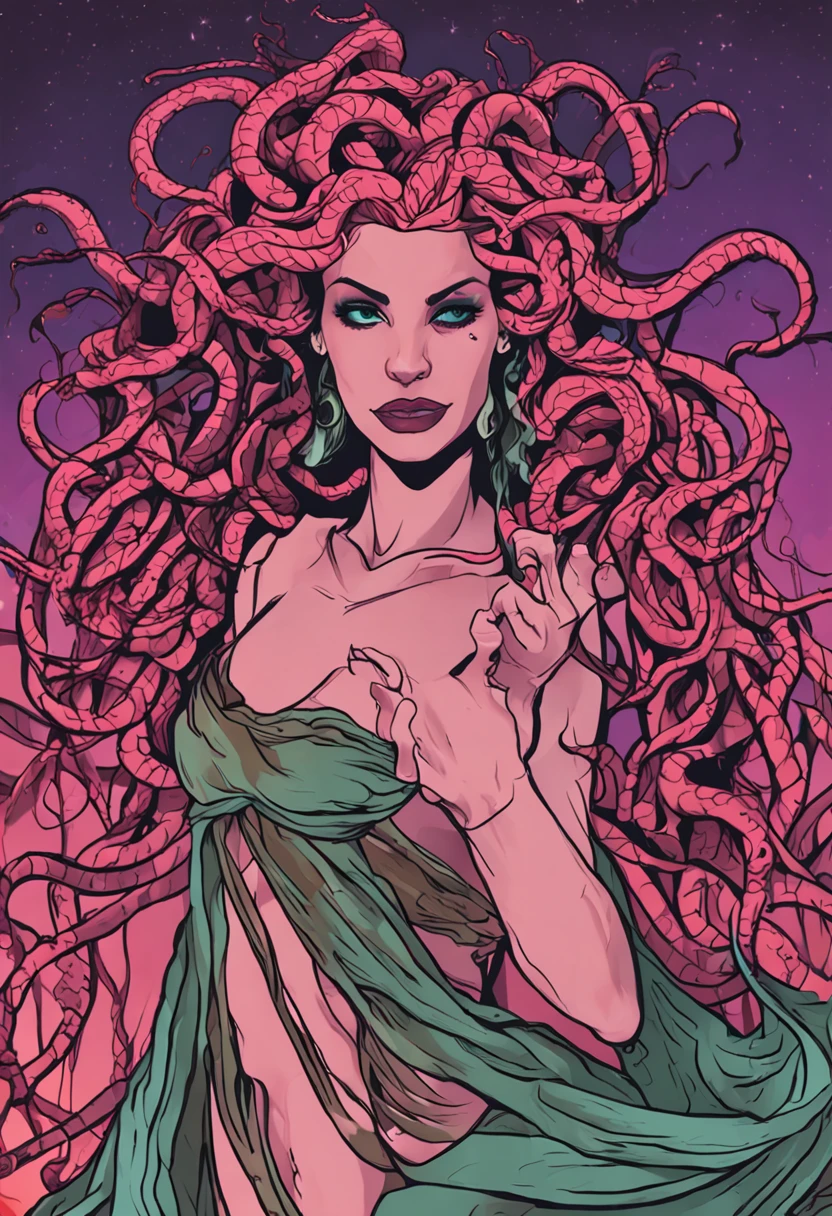 Medusa sexy without clothes