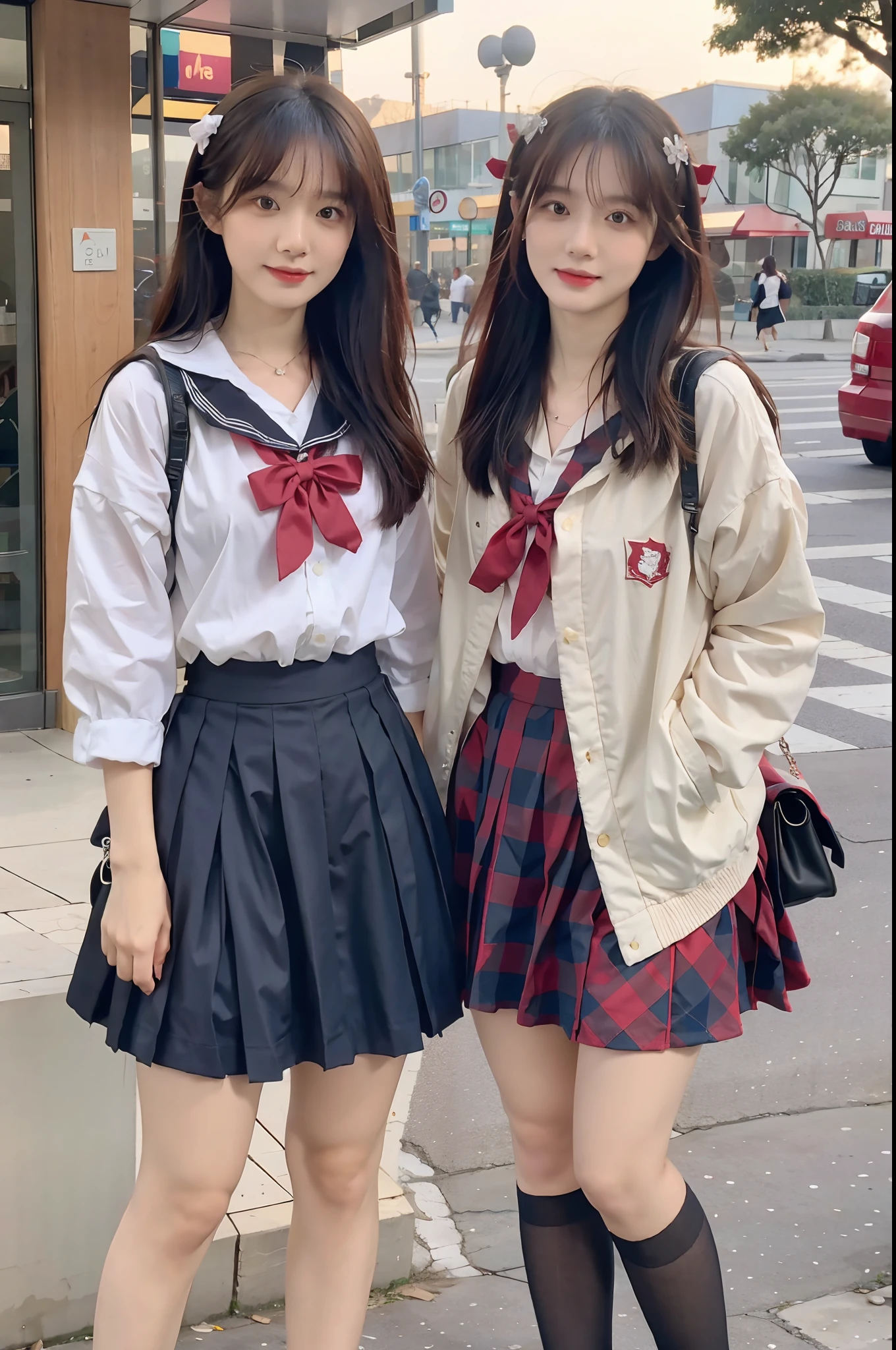 Best quality at best,tmasterpiece,超高分辨率,Textured skin,The is very detailed,awardwinning,high detal,(realisticlying:1.4),teens girl,Juvenile,Clear eyes,looks into camera,Pupil correction,A detailed eye,Precise eye structure,Clear faces,Accurate hand structure,Accurate hands