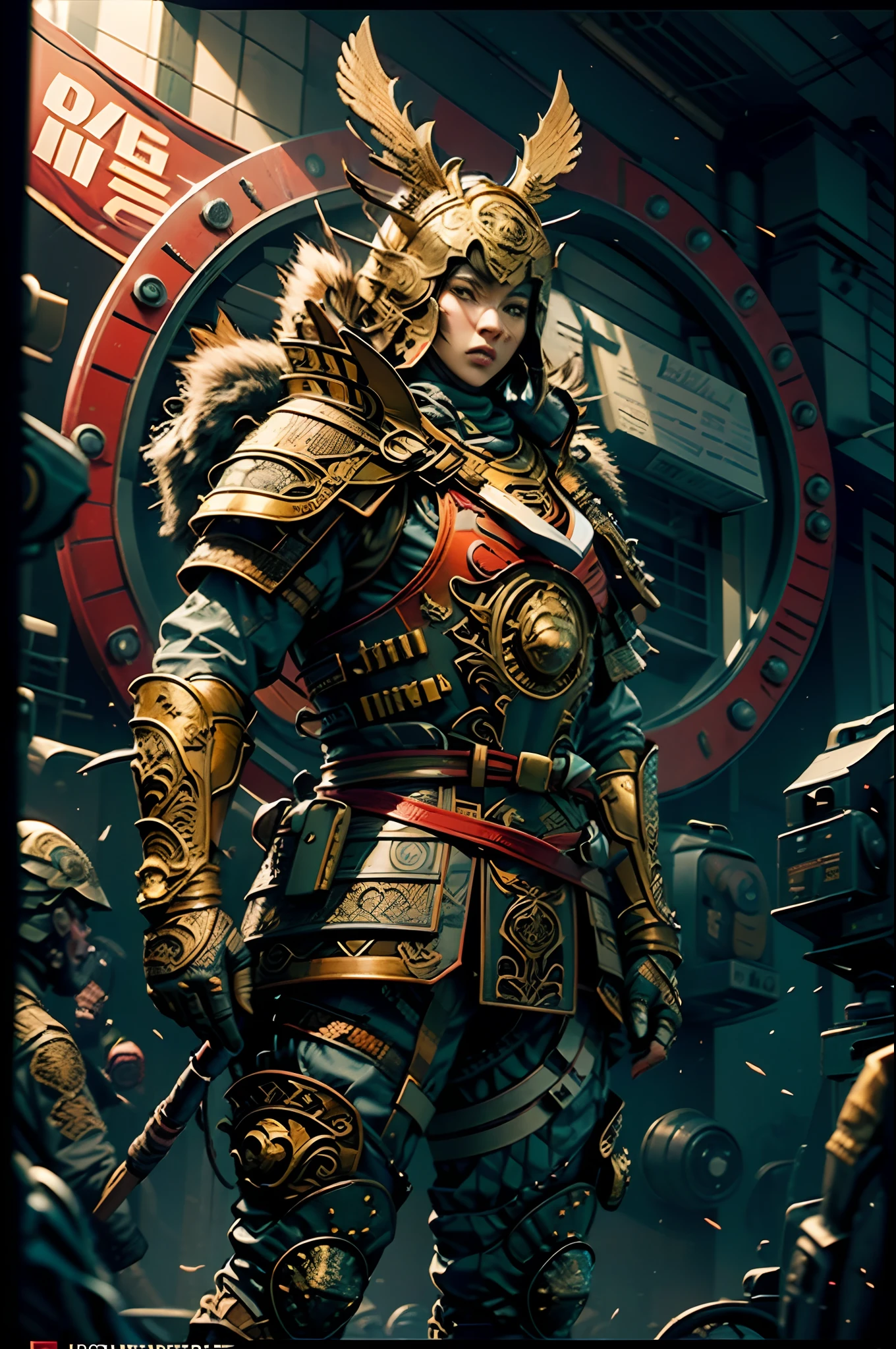 dolman, TM Ninja, Poster style, pictogram, Vibrant, colorful, vectorstyle, Digital art, 4K, Intricate details, big breasts enchanting, Professional manufacturing, Beautiful vector illustration, 12k resolution, 。.3D, All characters in detailed full body, Highly detailed, vibrant, Ultra high quality, hyper photorealism, Photorealism, rendering by octane]