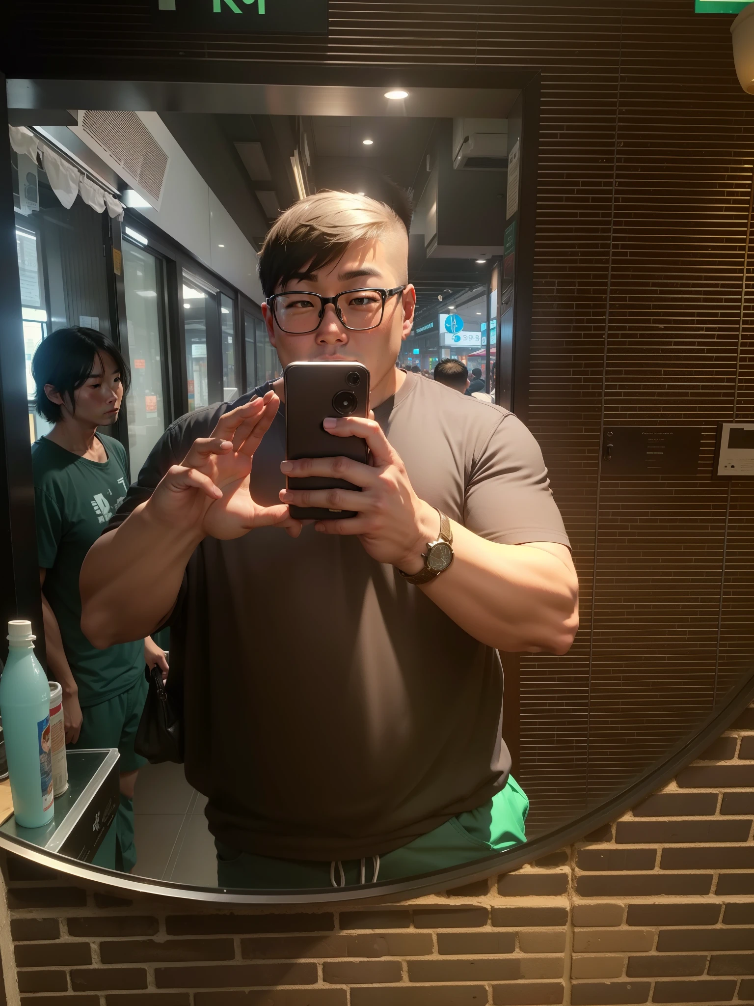 short detailed hair,male people,asian man