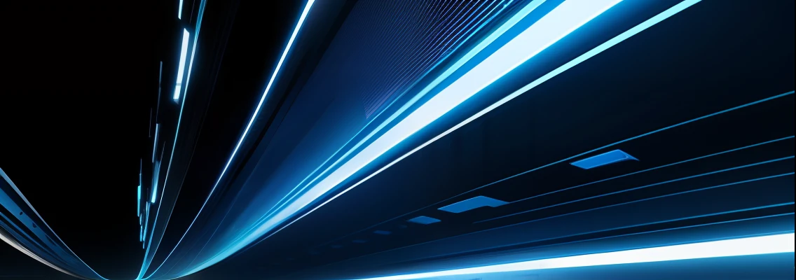 Technological blue background