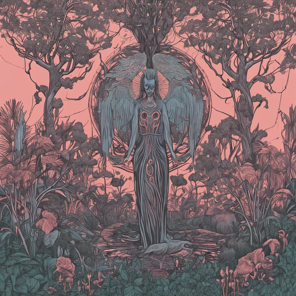 Mythical creatures, author:By Zdzisław Beksinski, Mucha、red、Big eyes、Azathoth