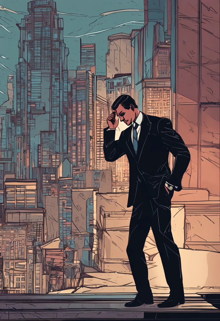 arafed man in a suit adjusting his tie in the dark, wearing a suit and a tie, wearing suit and tie, subject detail: wearing a suit, wearing a suit and tie, wearing business suit, wearing a business suit, wearing suit, wearing robes and neckties, suit and tie, wearing a suit, wearing a strict business suit, wearing black business suit
