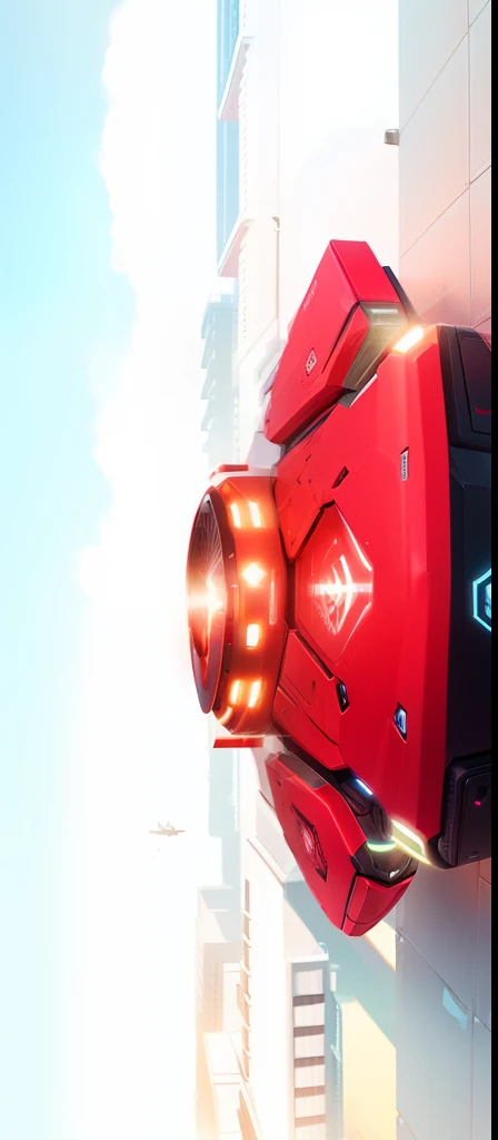 Futuristic game edition in the city
