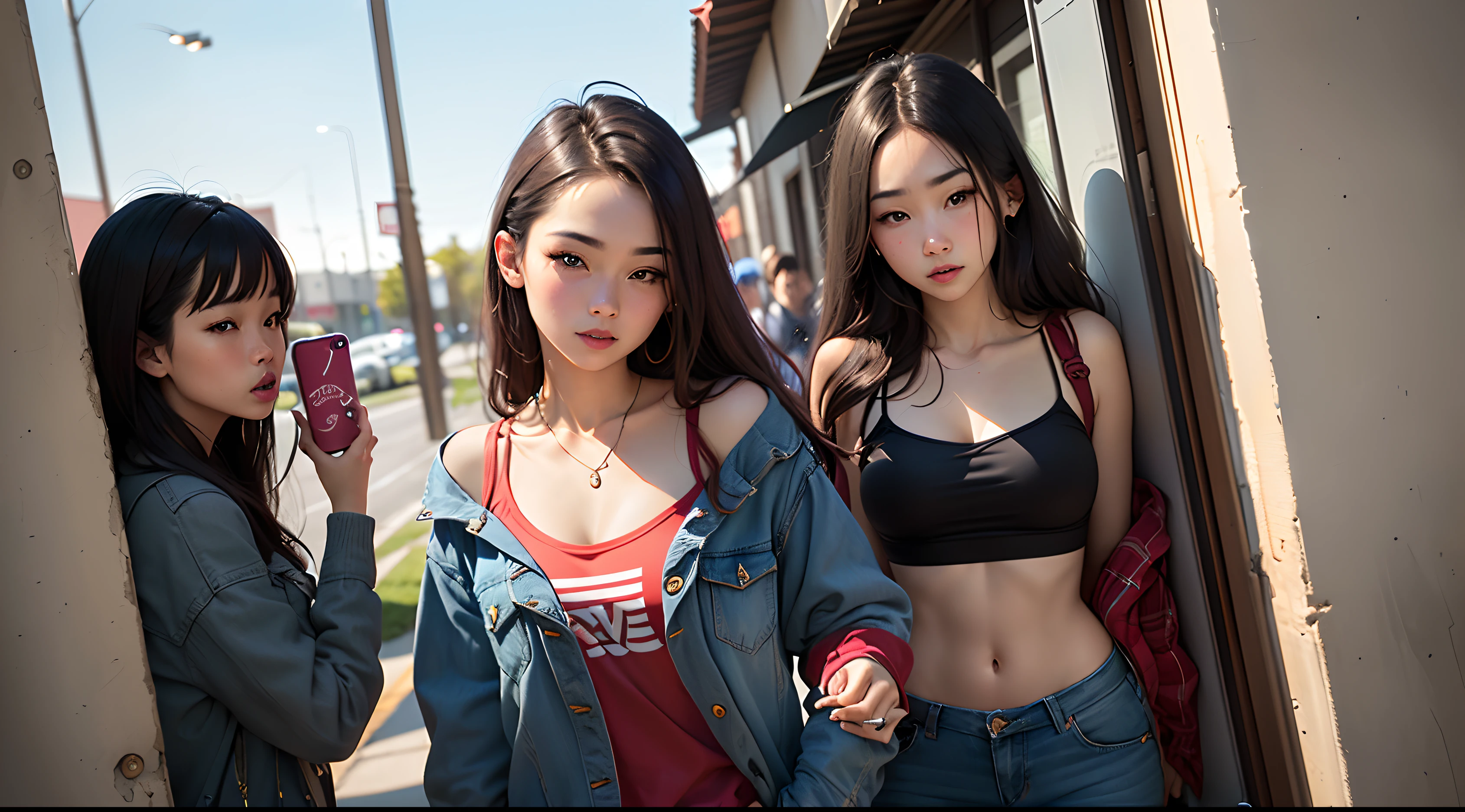 "((masterpiece)), melhor qualidade, alta resolução, Asian model in lace underwear, poses sensuais, perfect body proportions, cabelo preto, pele radiante, fundo escuro e desfocado, luz suave."
