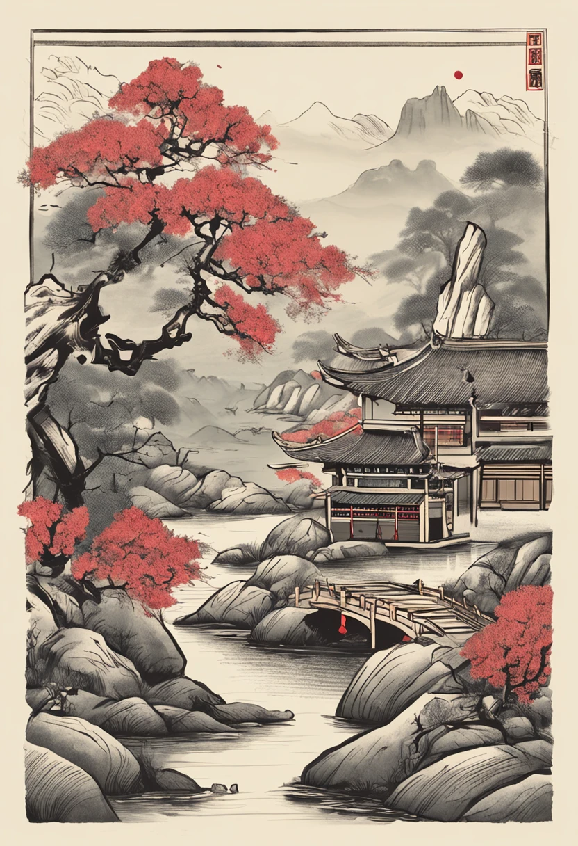 --ar 16:9 --style Tradition Chinese Ink Painting --v 5