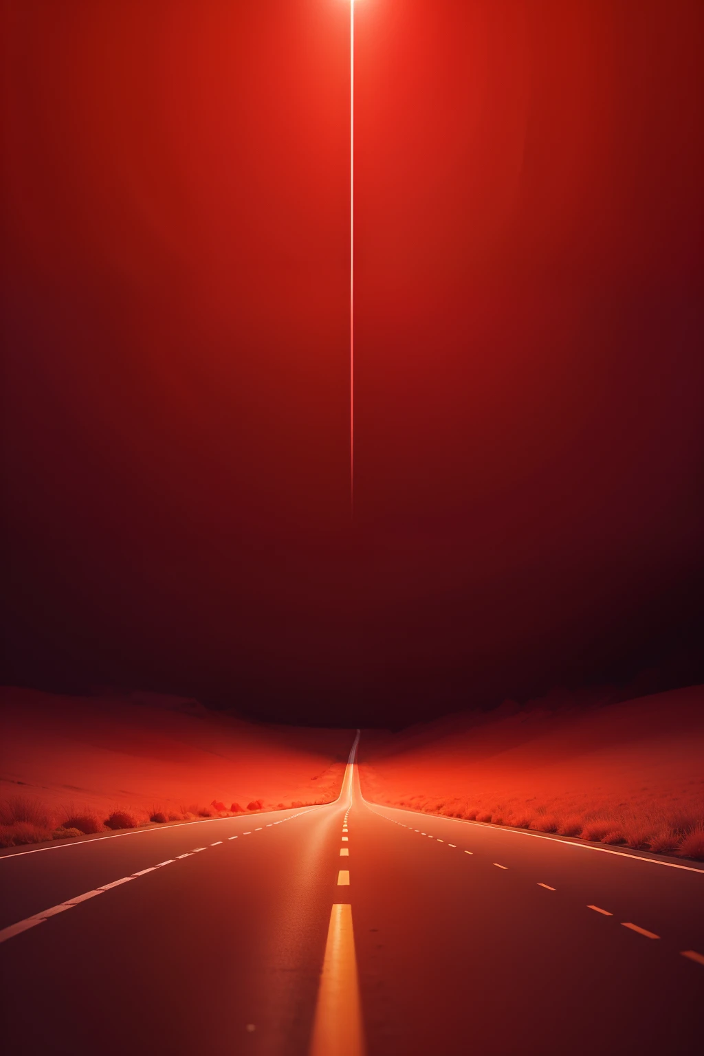 Abstract red and black background with blurred road image, Soft red light, Glowing red, scarlet background, deep red background, soft red texture, vibrant red background, gradient light red, red liquid, gradient red, red wallpaper background, Red glow, Red background, Very red, in red background, red colour, 8 k very red color