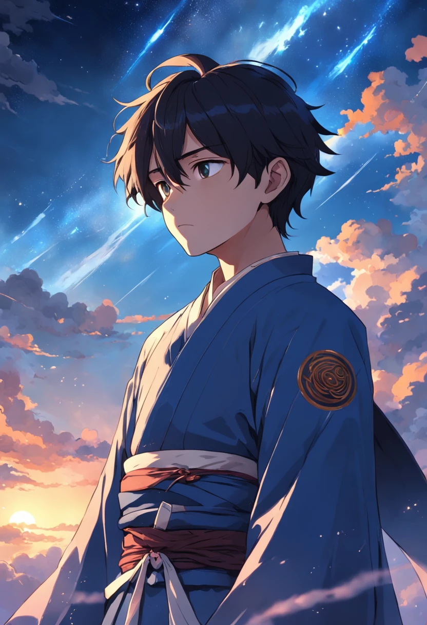 The male protagonist Haotian looked at the sky,The gaze is soft and nostalgic,He said to himself:"If my ancestors were still alive,See me like this now,They'll be proud, too。”