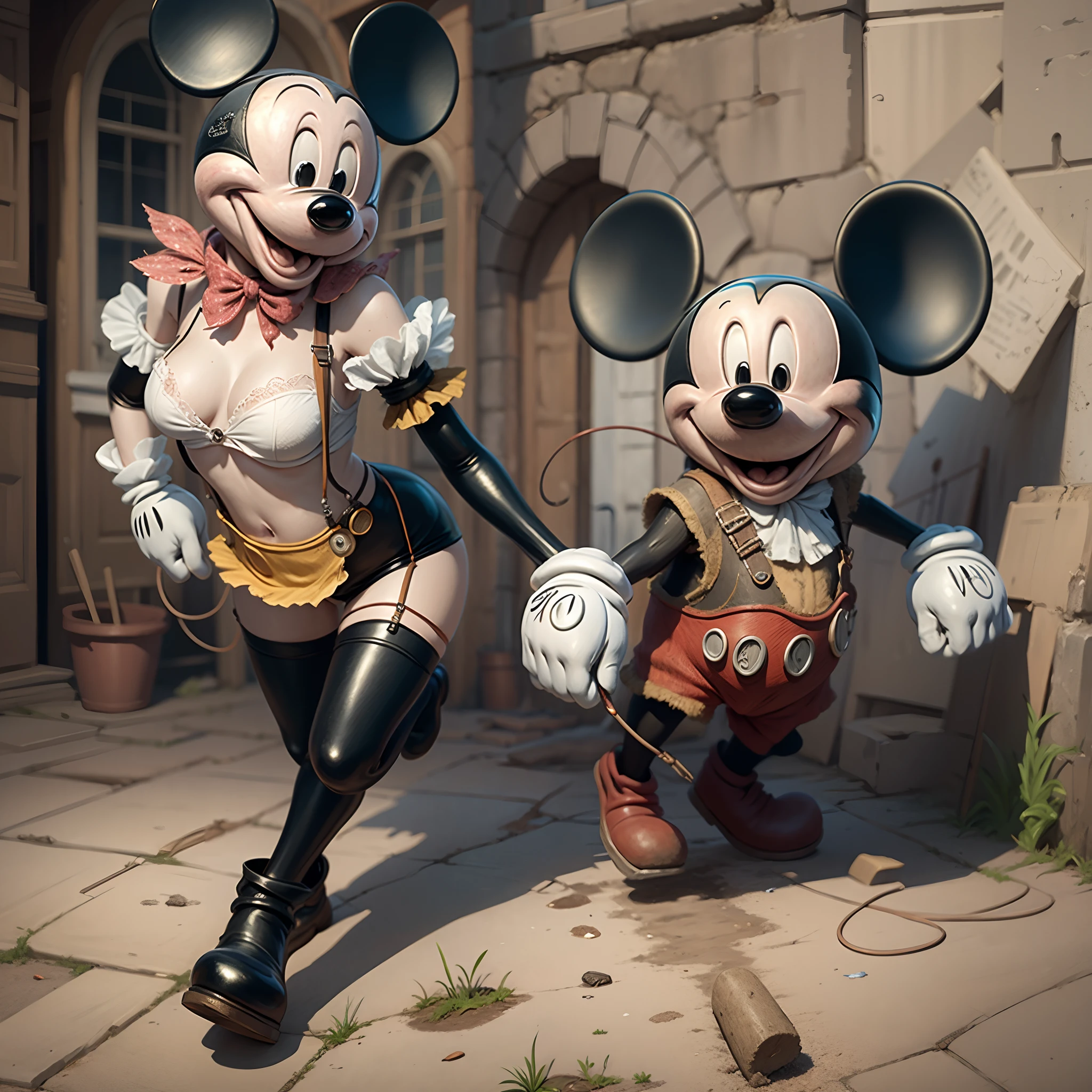 Mickey mouse hand