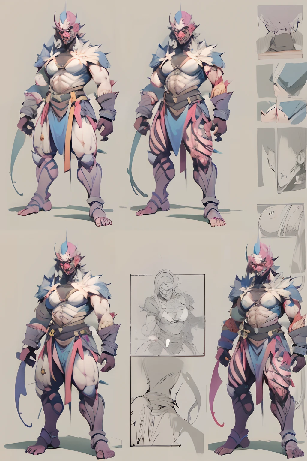 ((masterpiece)),(((best quality))),((character design sheet,same character,front,side,back)),illustration,random monster,environment Scene change, pose too, (single background, white background: 1.3), ((character design sheet, same character, front, side, back)), illustration, environment Scene change, pose too, (single background, white background: 1.3)