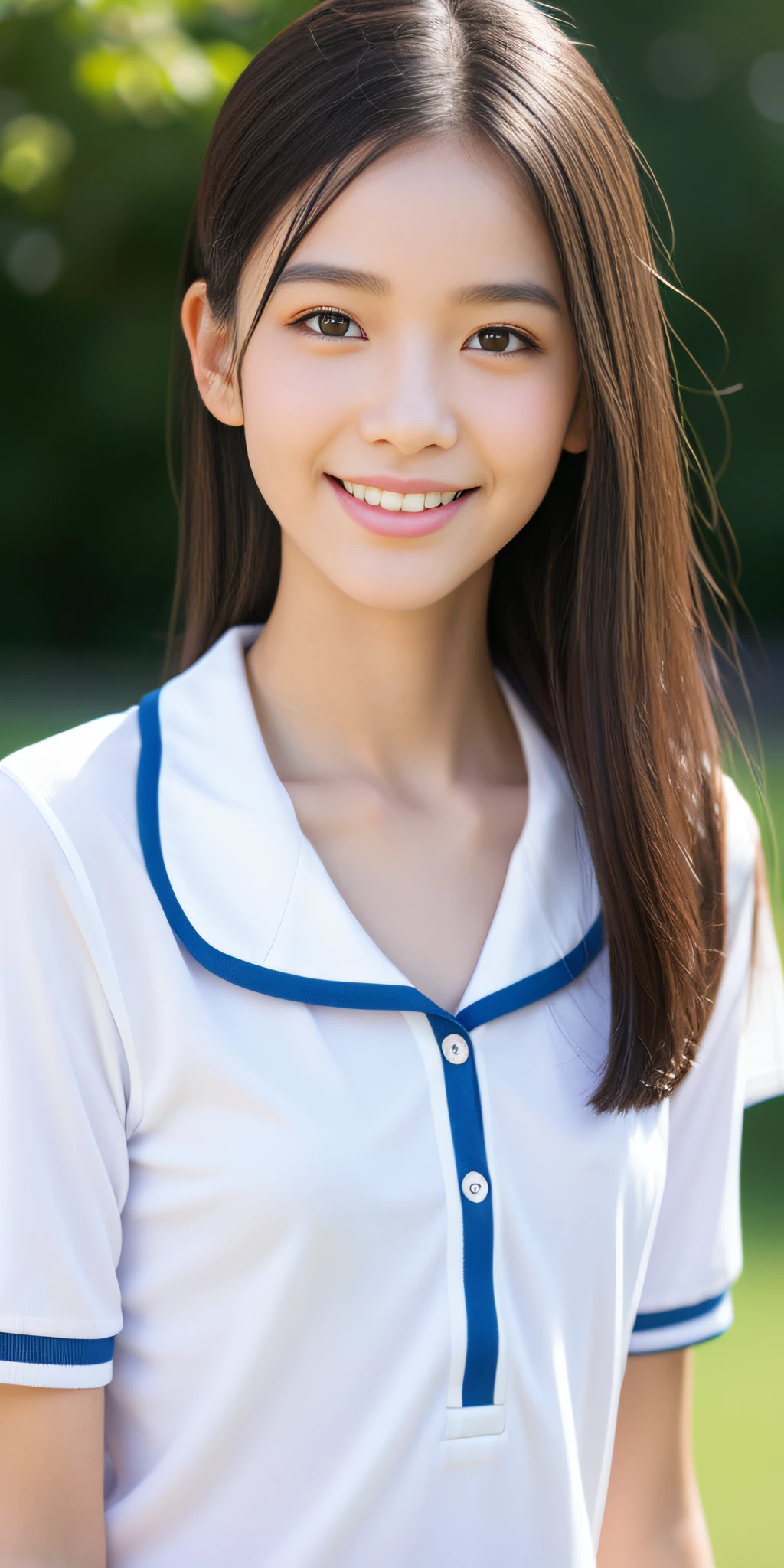 (((32k,high detal,high-detail、masterpiece,Attention to detail,full body Esbian,Lori,独奏))),Raw photo & realistic atmosphere,beautiful dark blue eyes,Detailed mouth,Glossy lips,Detailed eyebrows,Eyes drawn in detail with soft white skin that shines with every detail、Very beautiful eyes with azure eyes,Detailed lips、Very beautiful face,Very well-formed face、Lifelike face,shiny beautiful lips,Beautiful eyebrows,Infinite reality,Japan High School Uniform Best Design, Realistic Young Gravure Idol,Very cute high school girl, , japanese girl school uniform, Japanese high school girl , Young Sensual Gravure Idol, Young Gravure Idol, Beautiful and cute15 old schoolgirl,the whole body is wet,dripped out,with a flushed face,Tremendously beautiful15-year girl,natural soft light、The body is dripping wet,Sheer clothing,Brown shiny hair,Hair is wet,Dripping water,dripping(Don't wear skirts,bare-legged,,Wet and see-through white short sleeve shirt,summer clothing,Beautiful kind eyes,Looking at the camera:1.3),(((youthfulness,Beautiful smooth legs,Exposed thighs,Gentle smile,small shapely breasts,Immature body,Sexy Uniforms,short-cut,The chest is open))),(Shot from the air,From directly above,photographed,Facing up,Lie on your back and float on the water,Look up,Spread your arms and legs,lying on your back with a large body,Sleep soundly on your back,Lori Lori,Body floating on the surface of the water,Beautiful breasts coming out of the water:1.5)