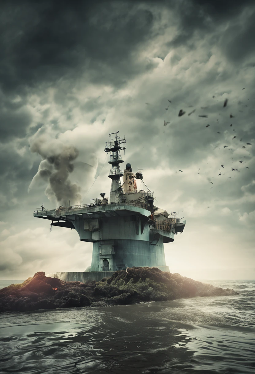 nuclear radiation nuclear wastewater anti-poison detoxification zombies ruins nuclear sewage discharge into the sea marine pollution marine animal mutation Japanese