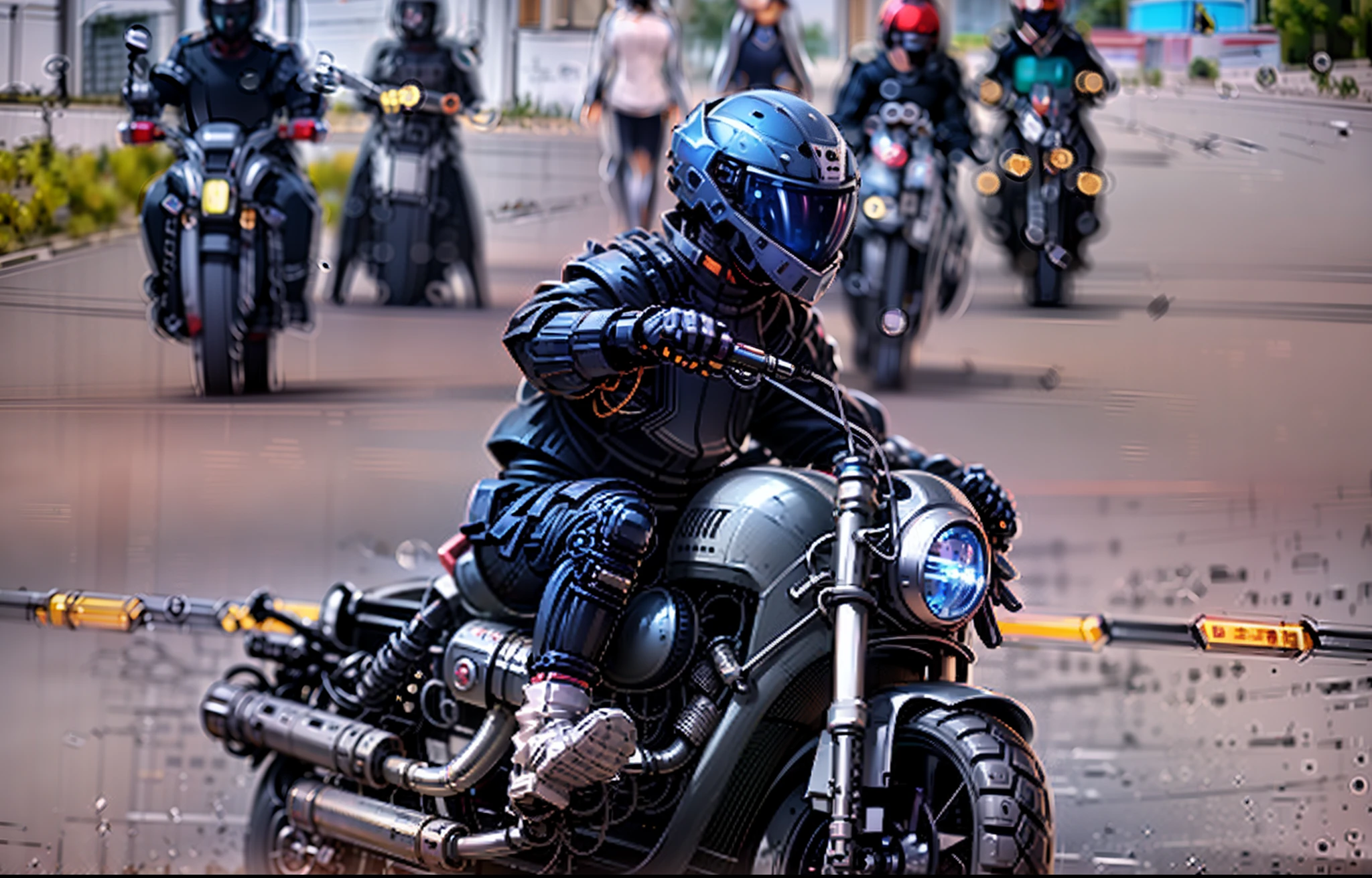 arafed man in a helmet and protective gear on a motorcycle, point of view of visor wearer, helmet on face, wearing helmet, reflection of phone in visor, wearing a round helmet, beautiful blue armet helmet, wearing a helmet, motorcycle helmet, holding helmet, helmet visor smashed, snout under visor, without helmet, modern helmet