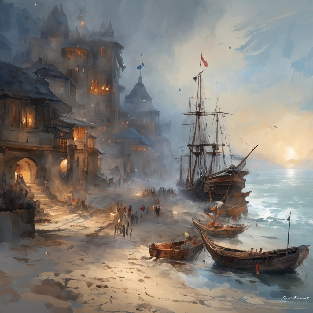 a sea goddess, gorgeous, long hair. Dense fog on the ground, Blue light on the horizon, Unreal Engine 5, Cinema, low angle photography, Motion blur, Depth of field, Dust, Cobblestone and dirt. Splash Art, paint drip. Perfect color grading. Influenced by Karel Appel and Jeremy Mann, Full of dramatic and menacing scenes, Super Detail, Beautiful, frenzied detail, Intricate detail, editorial photography, shot with 50mm lens, Depth of field photo, Tilt blur, Shutter speed 1/1000, f/22. Light Map, Super Bright