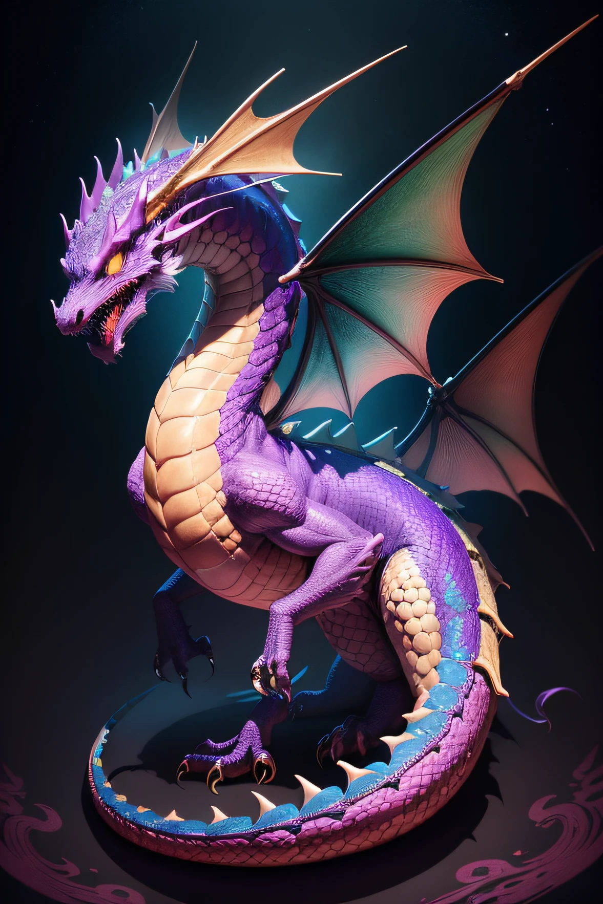 Psychedelic dragon